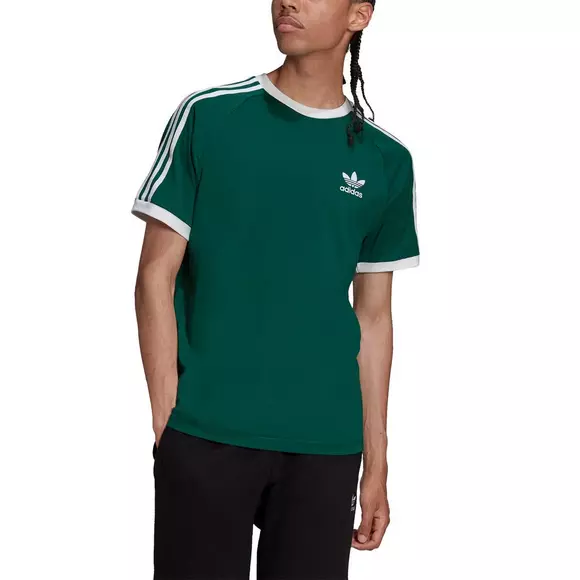 Gewoon weg te verspillen Kwalificatie adidas Originals Men's Adicolor Classics 3-Stripes Tee -Green