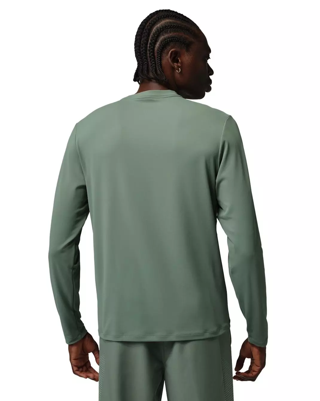 Jordan Men's Flightweight Sport Dri-FIT Long-Sleeve Top - GREEN