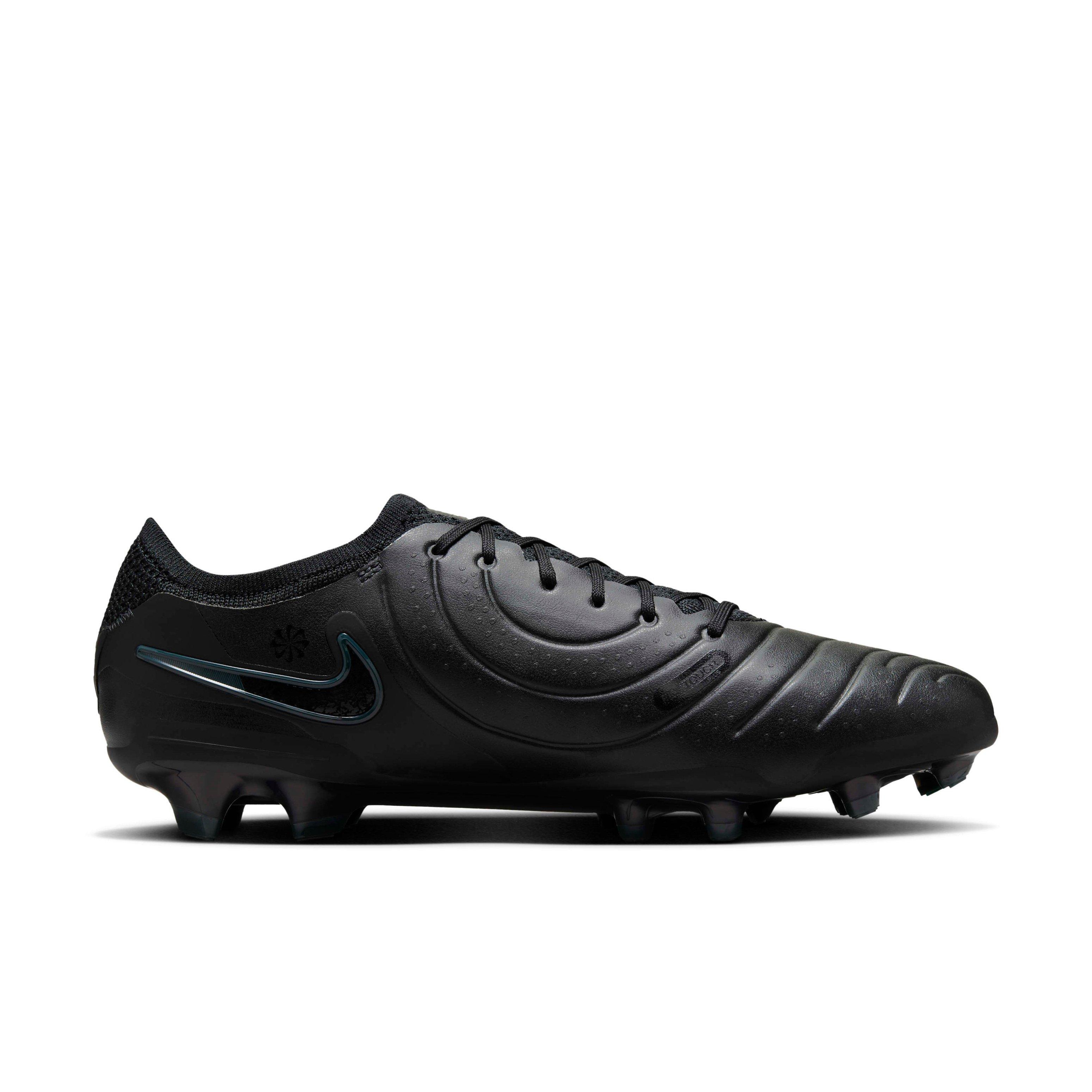 Nike Tiempo Legend 10 Elite FG "Black/Deep Jungle/Black" Men's Soccer Cleat - BLACK/JUNGLE/BLACK Thumbnail View 1