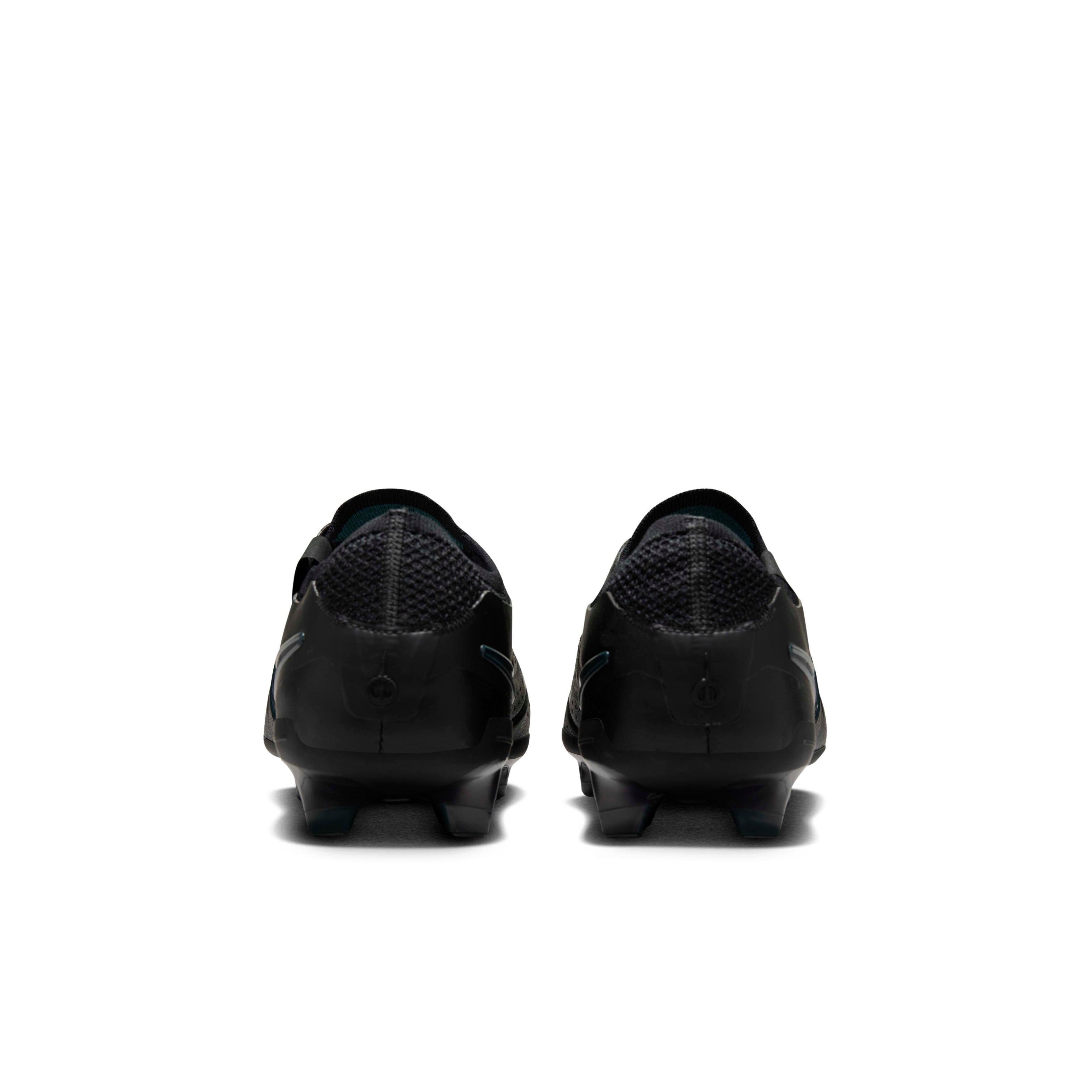 Nike Tiempo Legend 10 Elite FG "Black/Deep Jungle/Black" Men's Soccer Cleat - BLACK/JUNGLE/BLACK Thumbnail View 5
