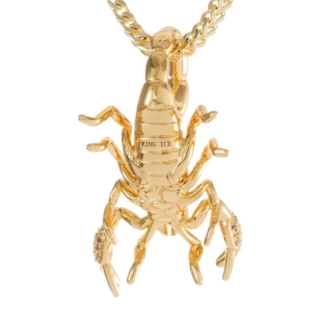 King Ice Scorpion King Necklace - GOLD