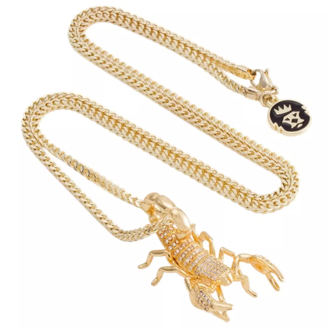 King Ice Scorpion King Necklace - GOLD