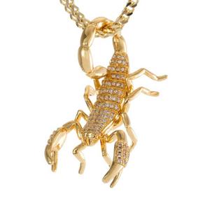 King Ice Scorpion King Necklace - GOLD