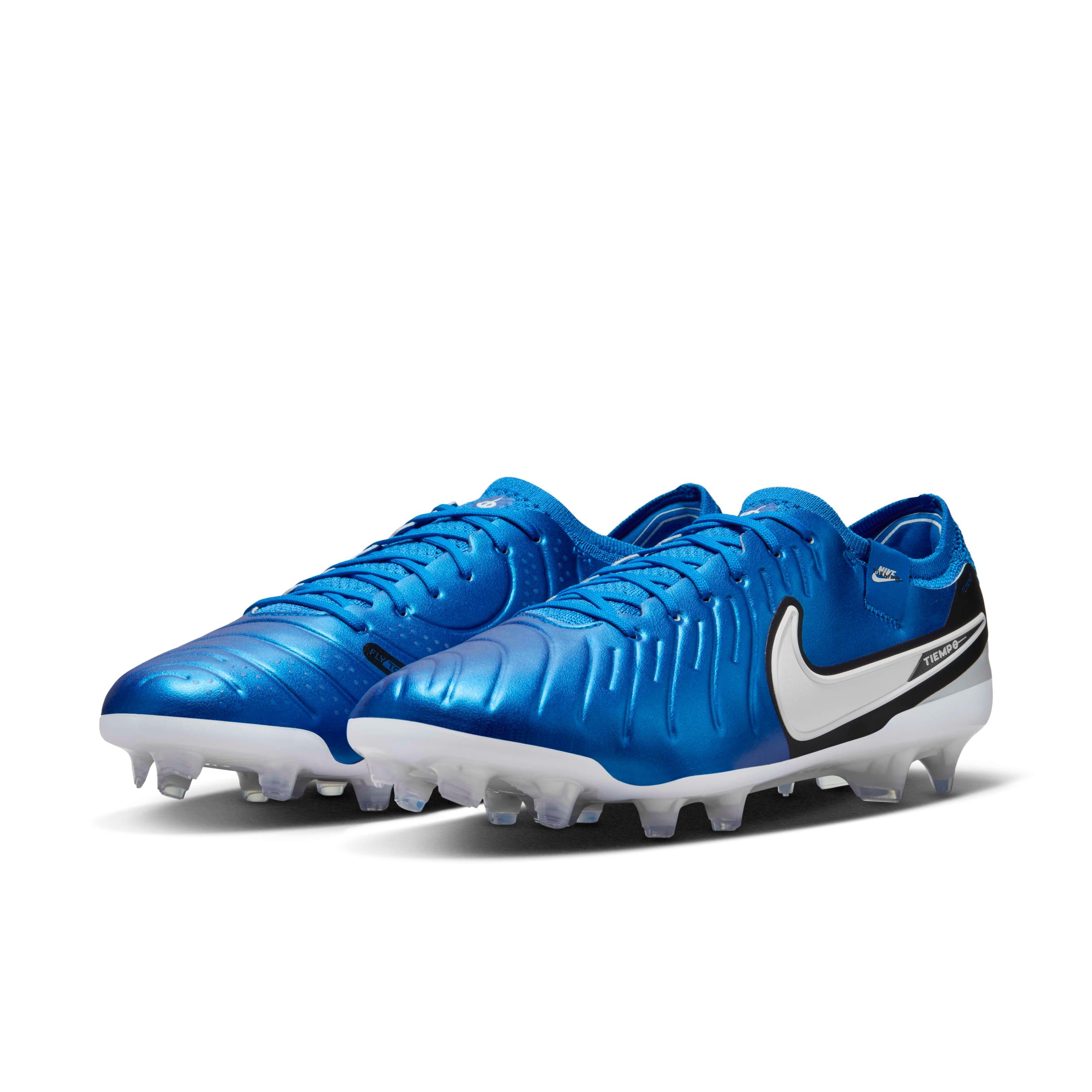 Nike Tiempo Legend 10 Elite FG "Soar/White" Men's Soccer Cleat - SOAR/WHITE Thumbnail View 3