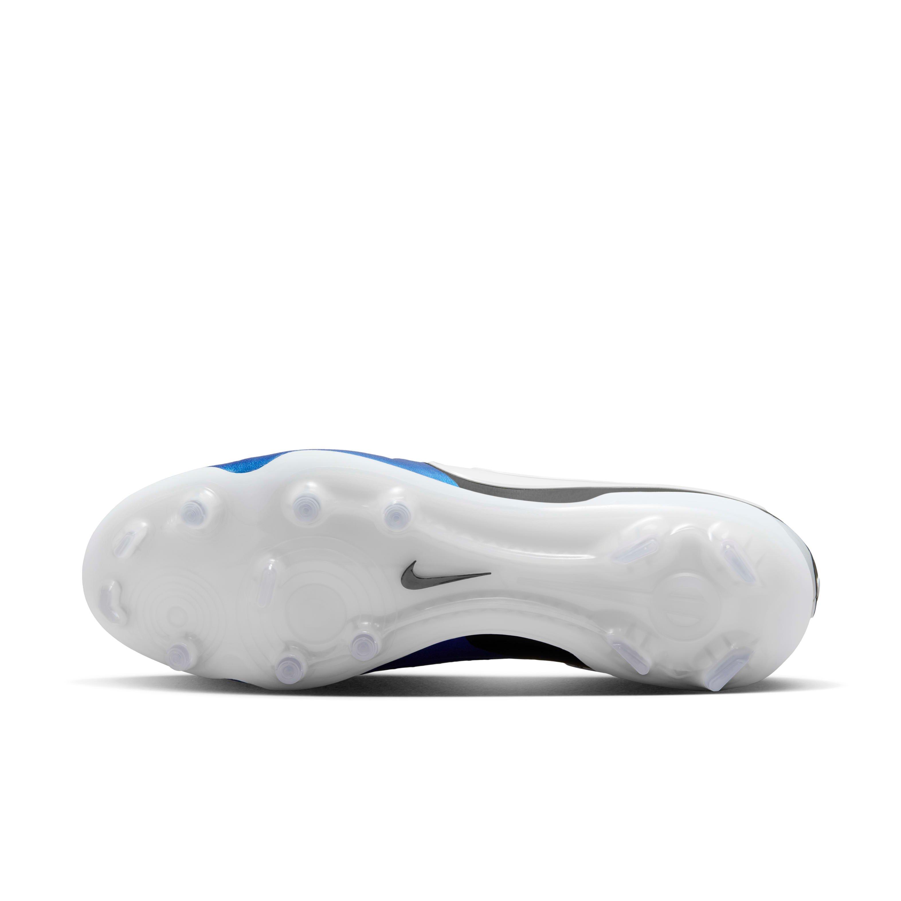Nike Tiempo Legend 10 Elite FG "Soar/White" Men's Soccer Cleat - SOAR/WHITE Thumbnail View 6