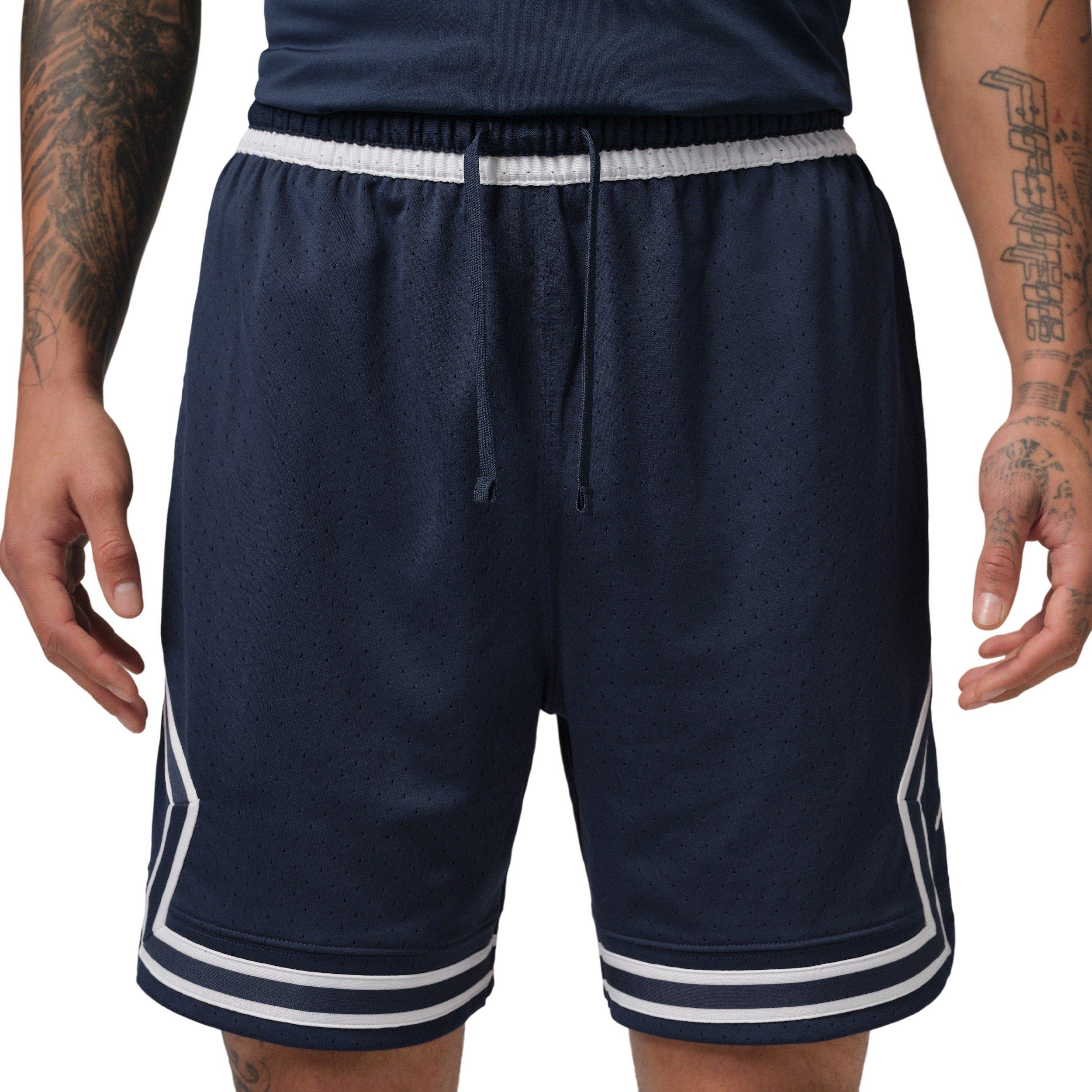 Jordan Men's Sport Dri-FIT Mesh Diamond Shorts - BLUE Thumbnail View 1