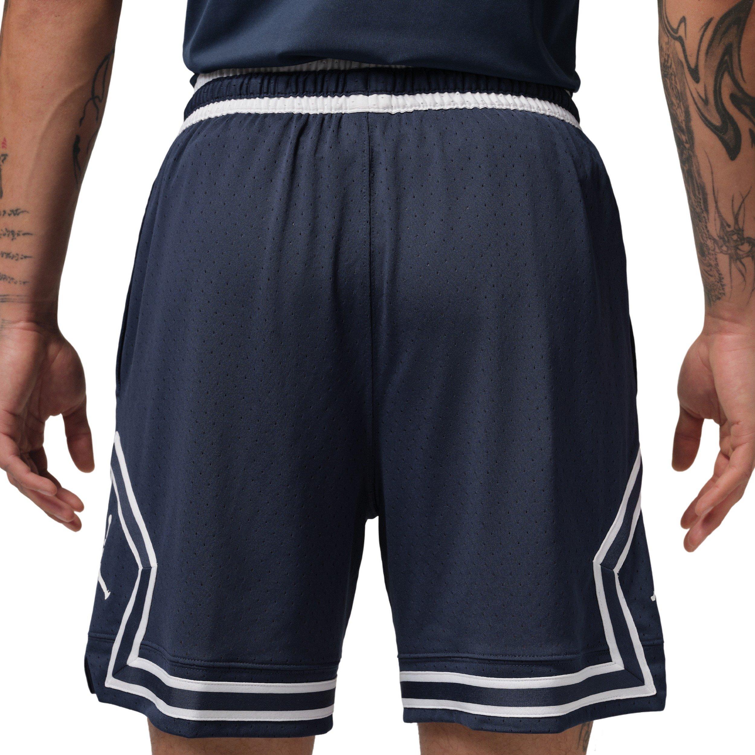 Jordan Men's Sport Dri-FIT Mesh Diamond Shorts - BLUE Thumbnail View 2