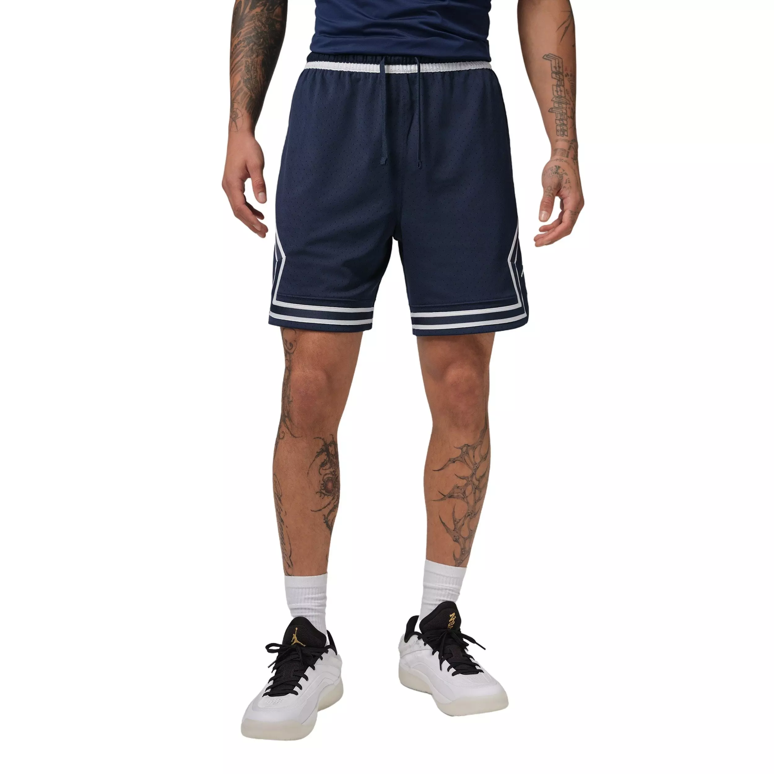 Jordan Men's Sport Dri-FIT Mesh Diamond Shorts - BLUE