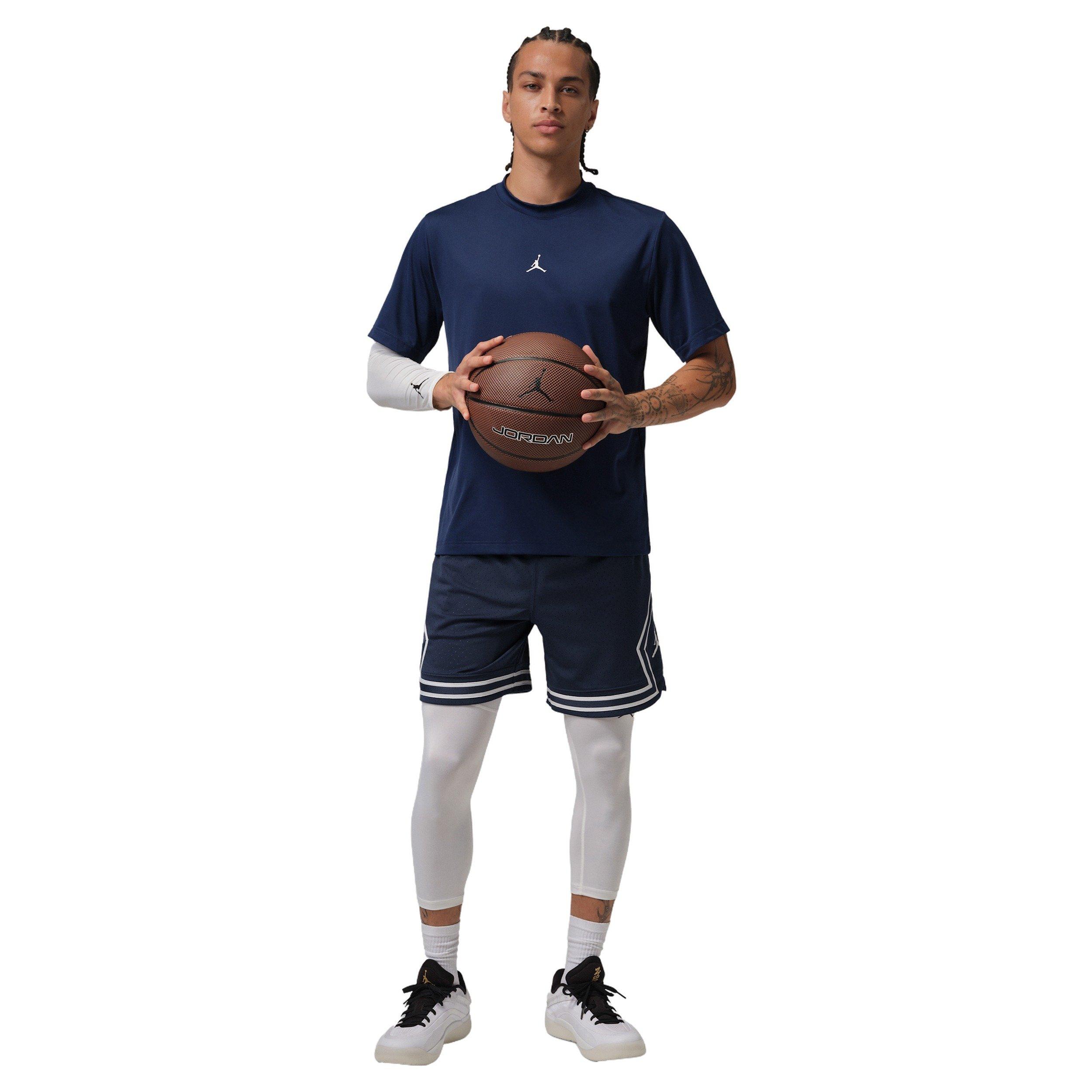 Jordan Men's Sport Dri-FIT Mesh Diamond Shorts - BLUE Thumbnail View 6