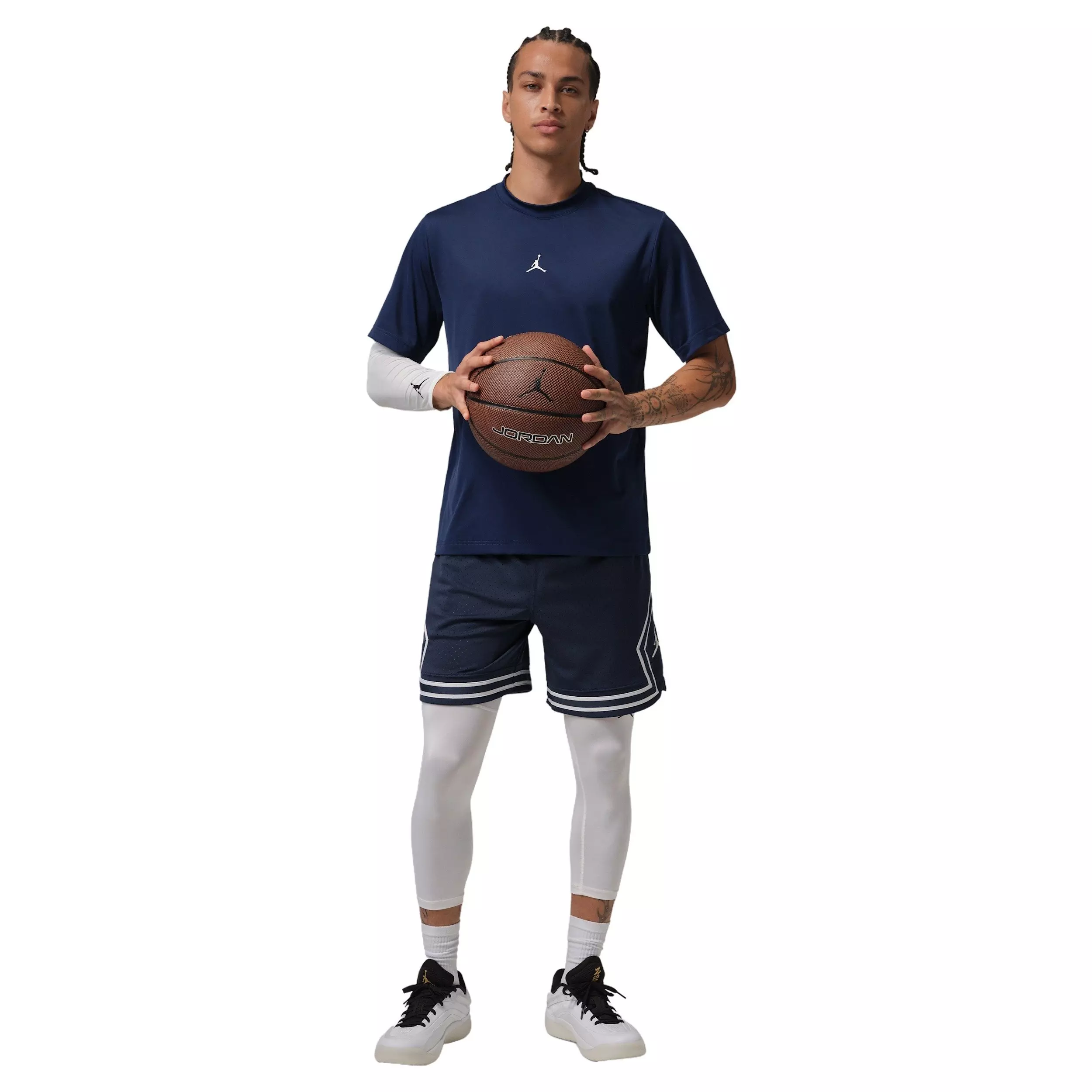 Jordan Men's Sport Dri-FIT Mesh Diamond Shorts - BLUE