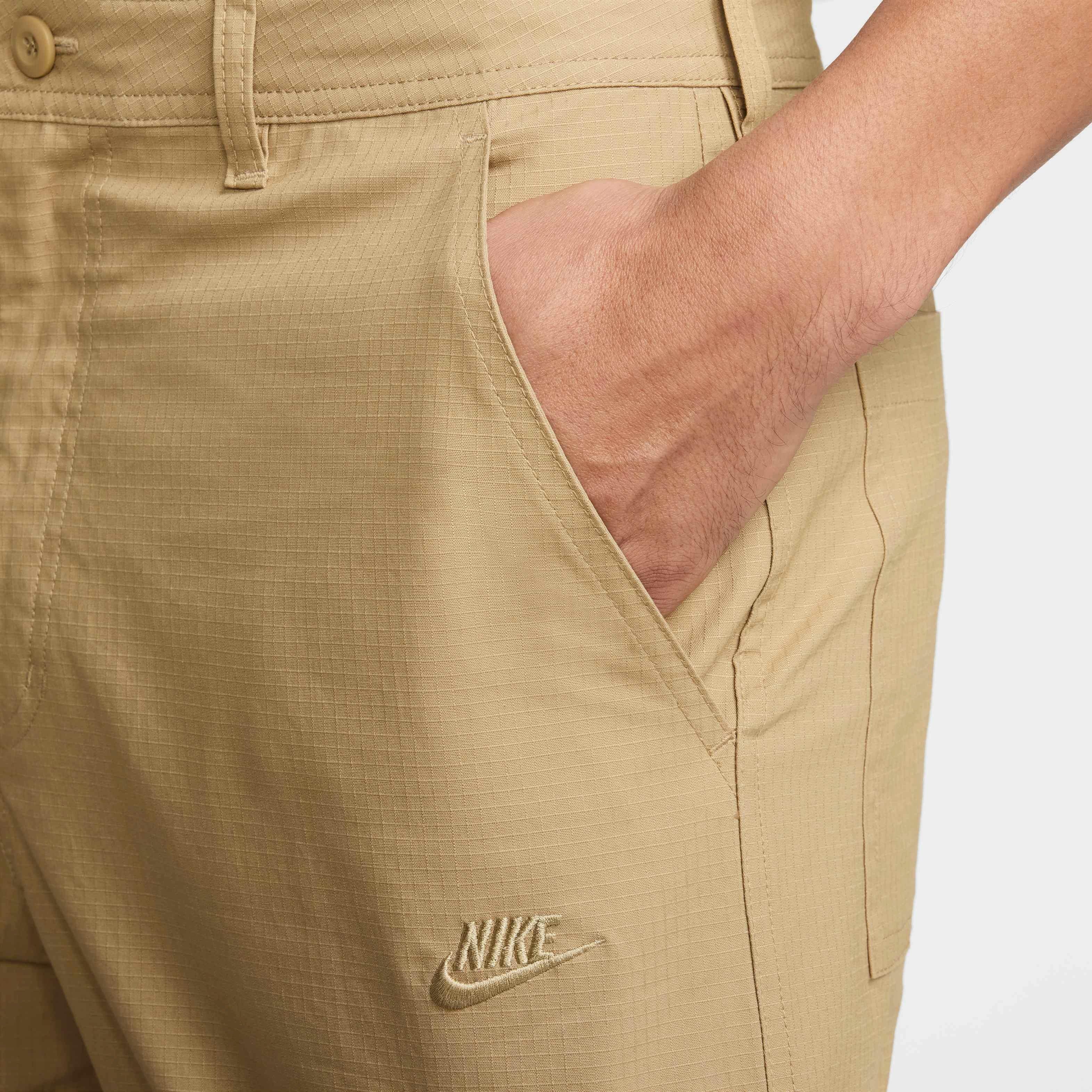 Nike Men's Club Cargo Pants -Beige - BEIGE Thumbnail View 3