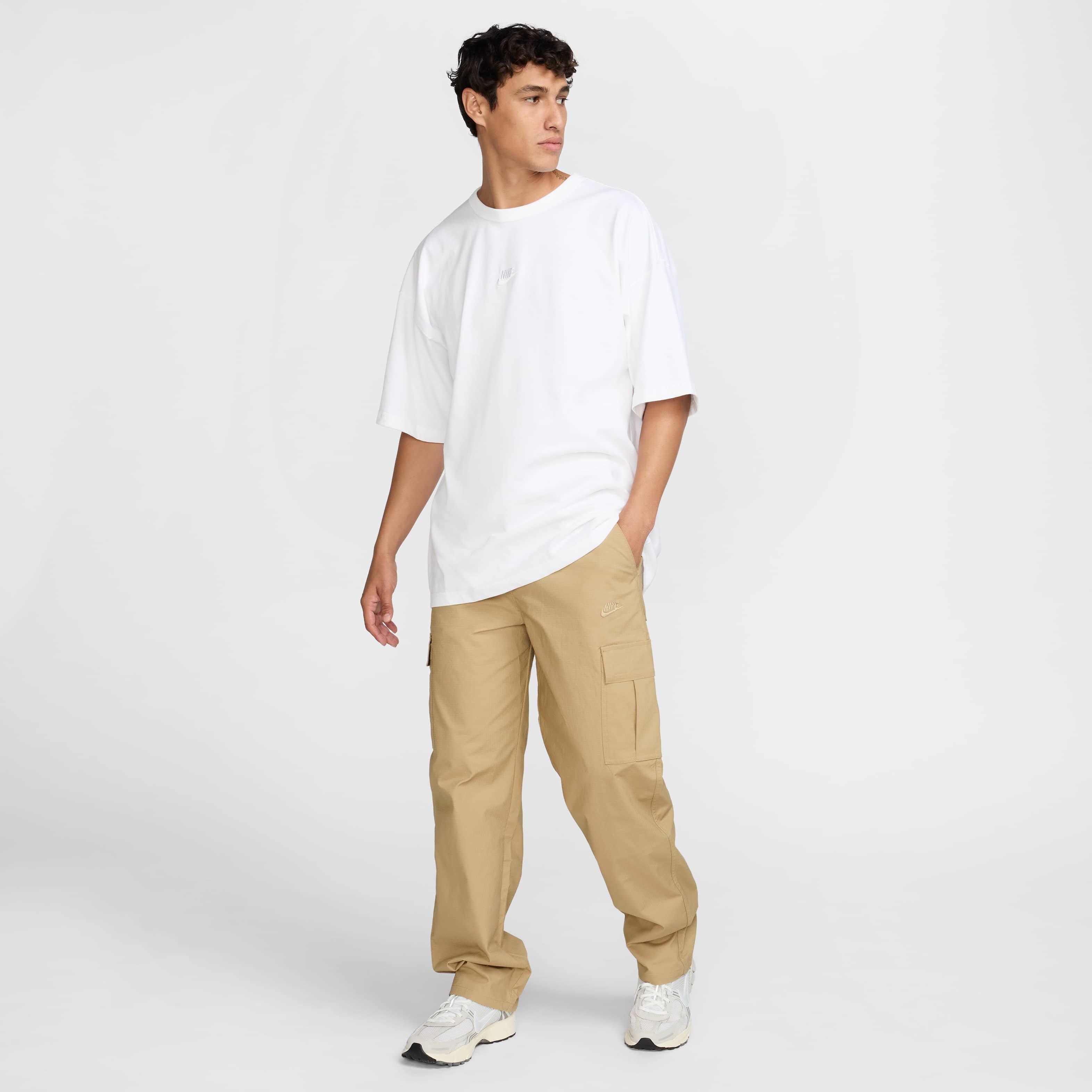 Nike Men's Club Cargo Pants -Beige - BEIGE Thumbnail View 6