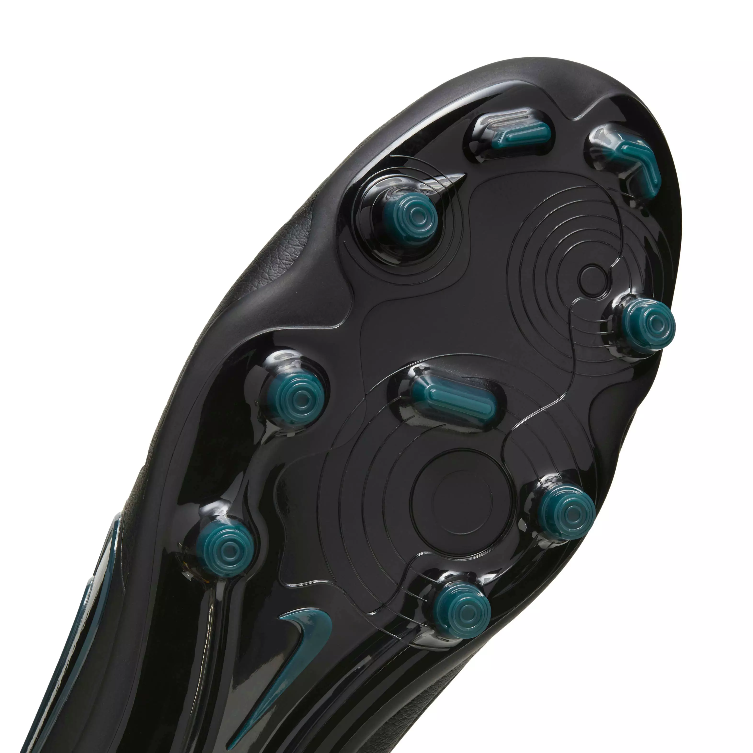 Nike Tiempo Legend 10 Pro FG "Black/Deep Jungle/Black" Men's Soccer Cleat - BLACK/JUNGLE/BLACK