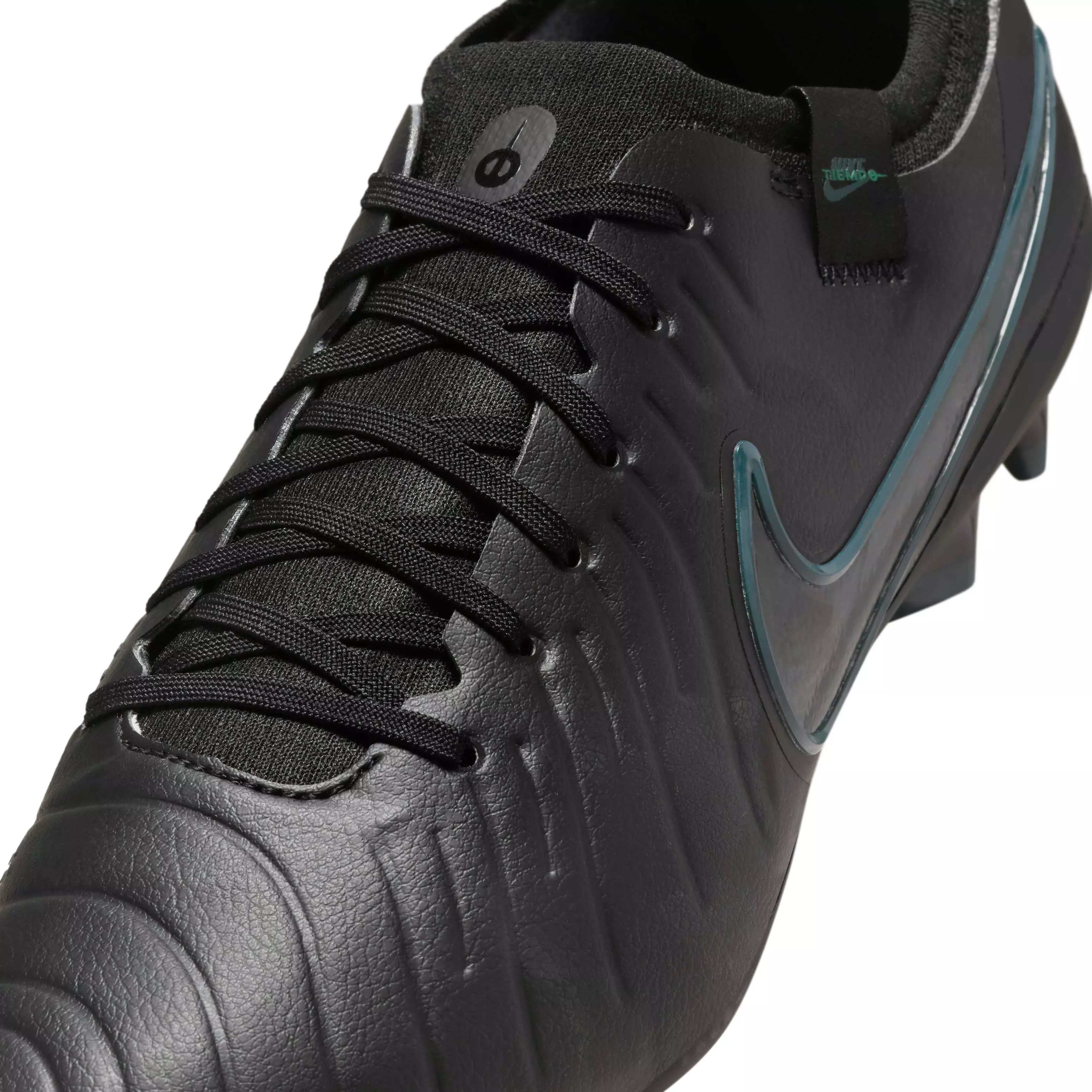 Nike Tiempo Legend 10 Pro FG "Black/Deep Jungle/Black" Men's Soccer Cleat - BLACK/JUNGLE/BLACK