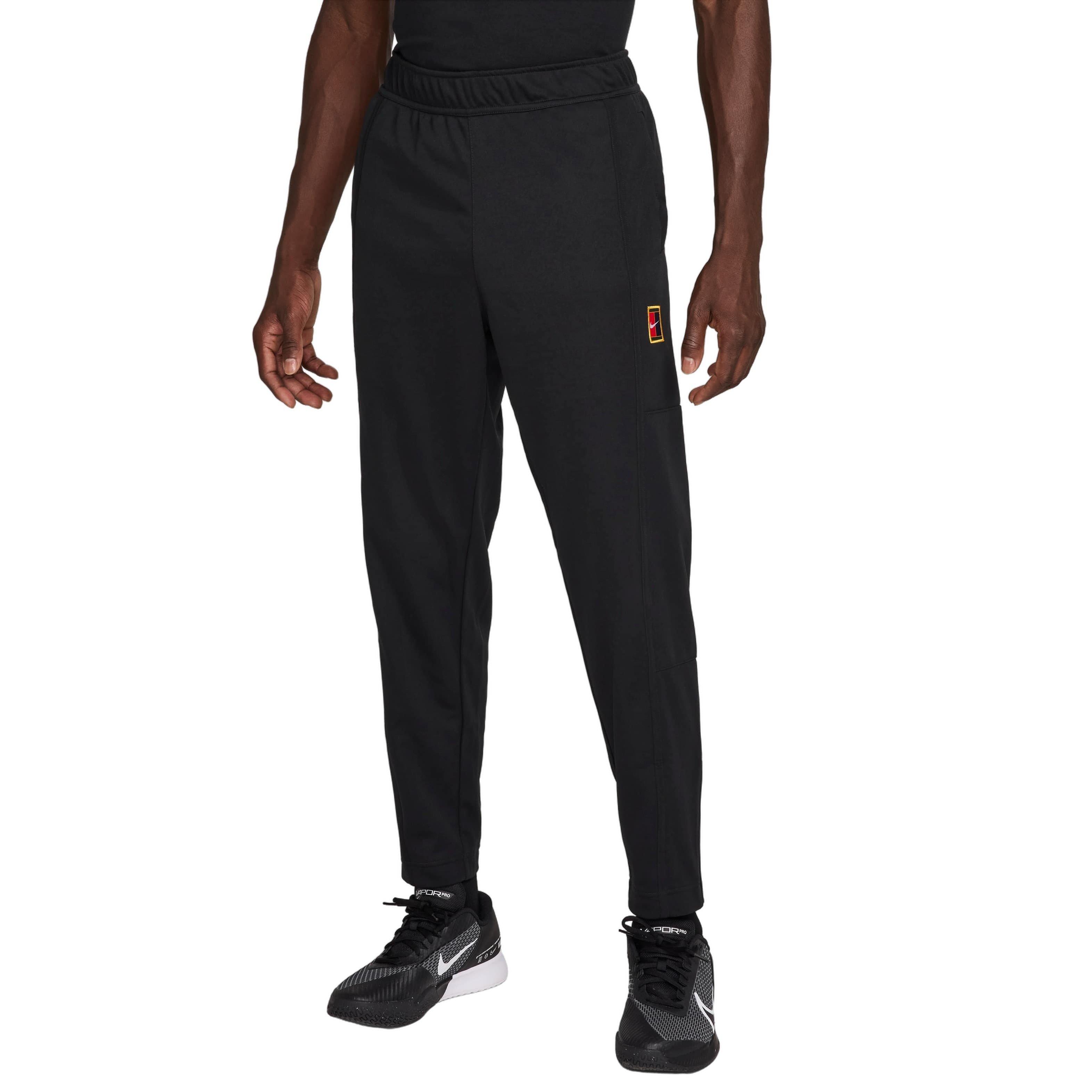 NikeCourt Men's Heritage Suit Tennis Pants - BLACK Thumbnail View 1