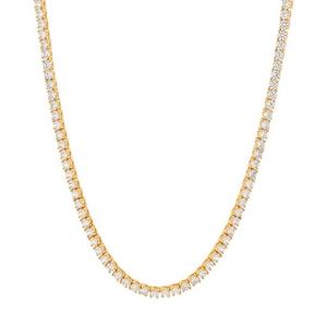 King Ice 4mm Tennis Chain - Gold - GOLD