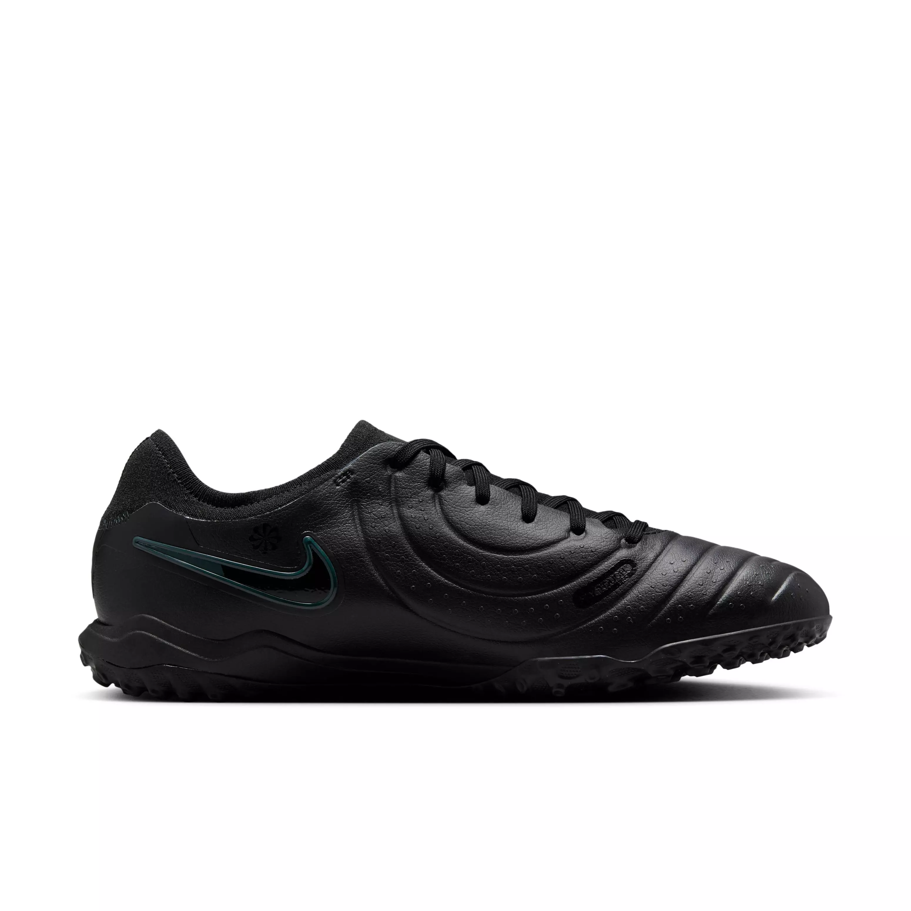 Nike Tiempo Legend 10 Pro Turf "Black/Deep Jungle/Black" Men's Soccer Shoe - BLACK/JUNGLE/BLACK
