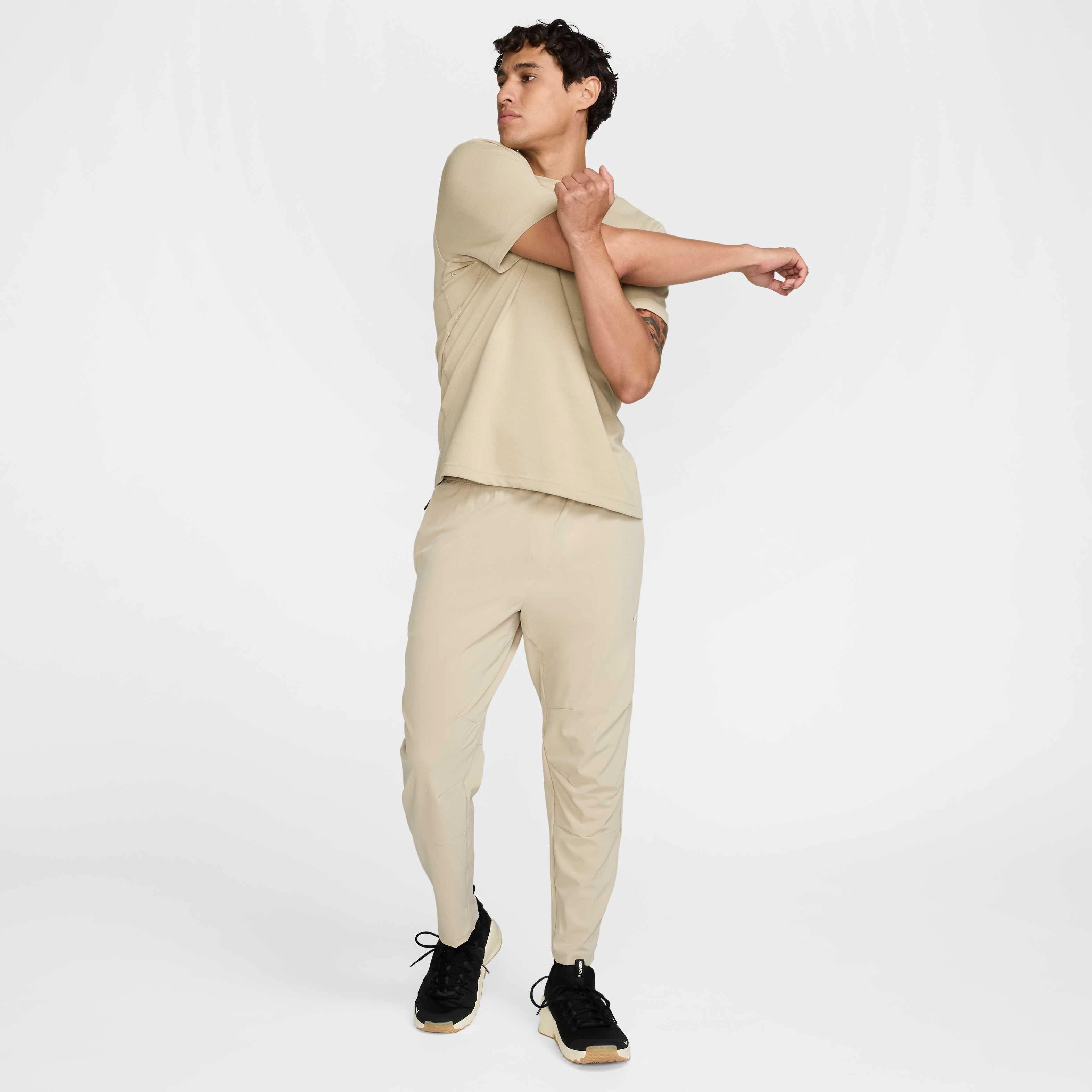 Nike Men's Unlimited Dri-FIT Tapered Leg Versatile Pants - KHAKI Thumbnail View 6