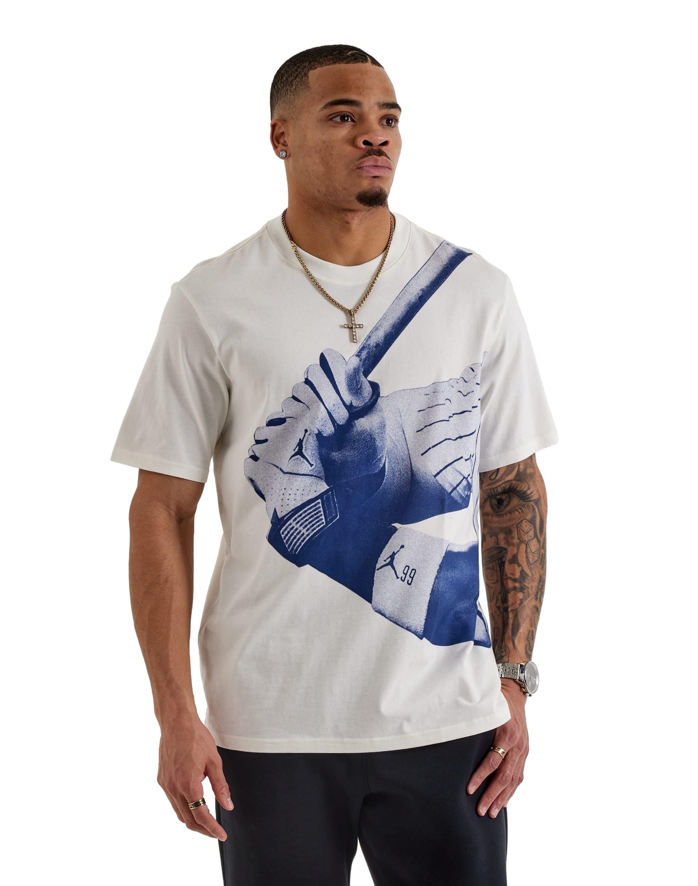 Jordan Men's Sports Short-sleeve Graphic Aaron Judge Tee -White - WHITE Thumbnail View 1