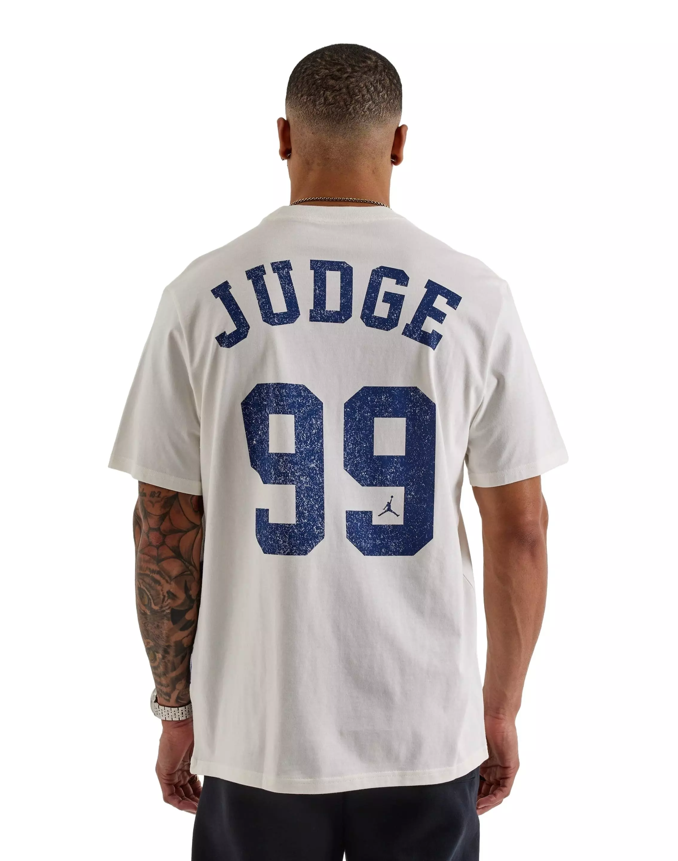 Jordan Men's Sports Short-sleeve Graphic Aaron Judge Tee -White - WHITE