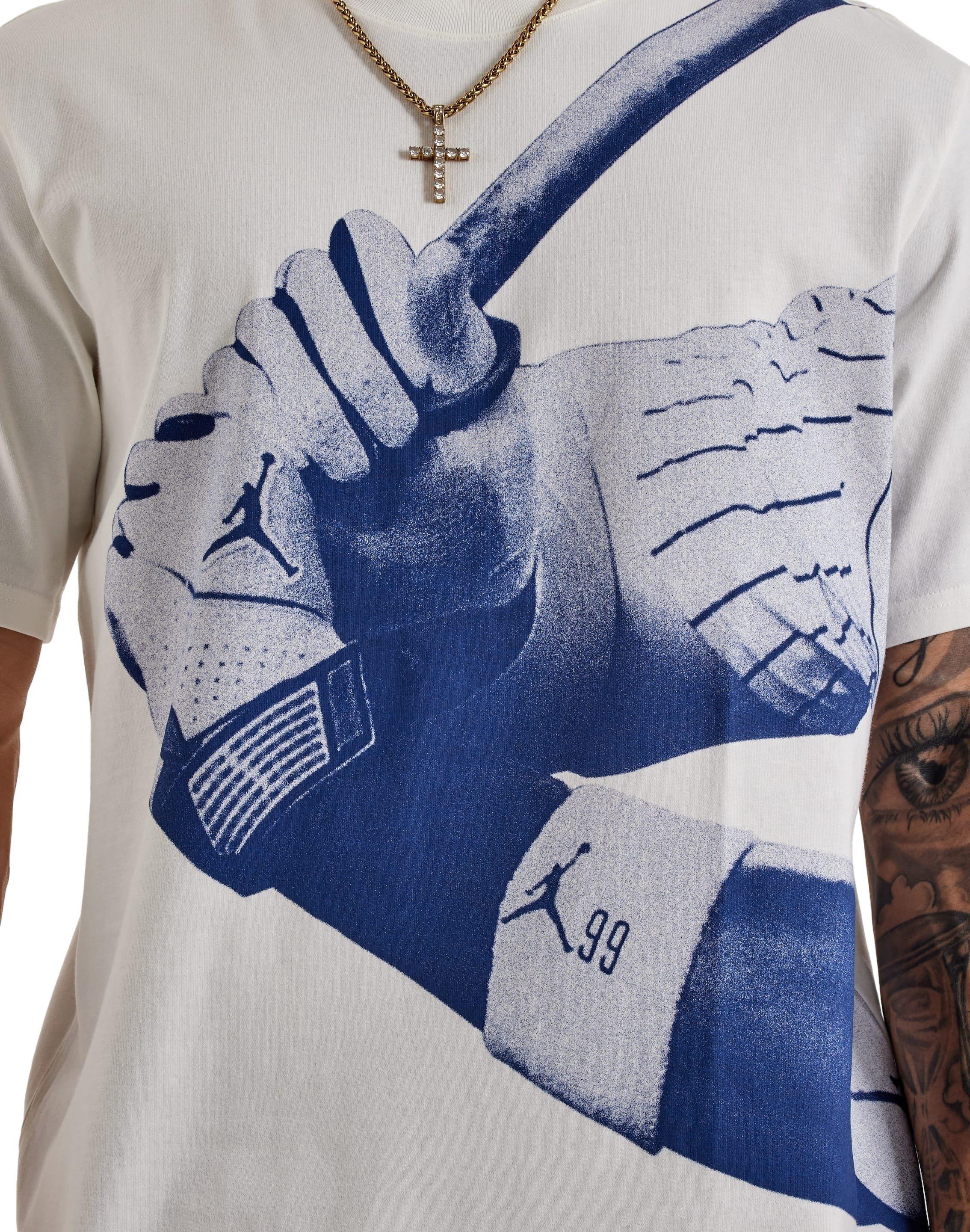 Jordan Men's Sports Short-sleeve Graphic Aaron Judge Tee -White - WHITE Thumbnail View 3