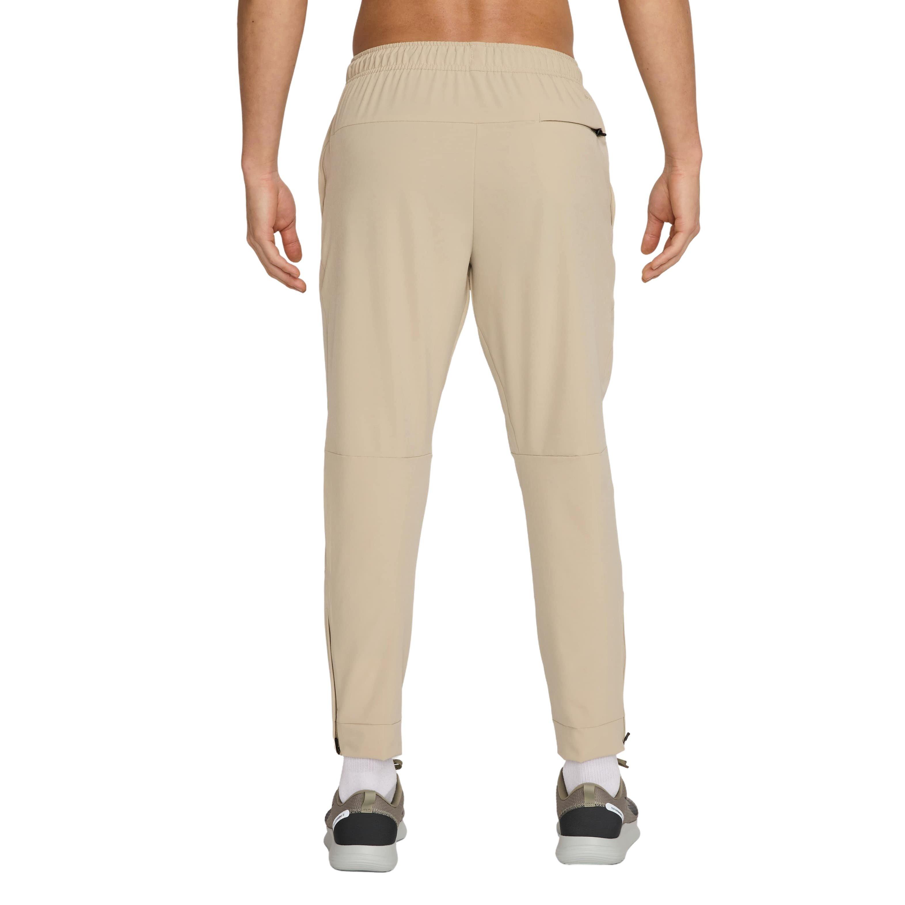 Nike Men's Unlimited Dri-FIT Zippered Cuff Versatile Pants - KHAKI Thumbnail View 2