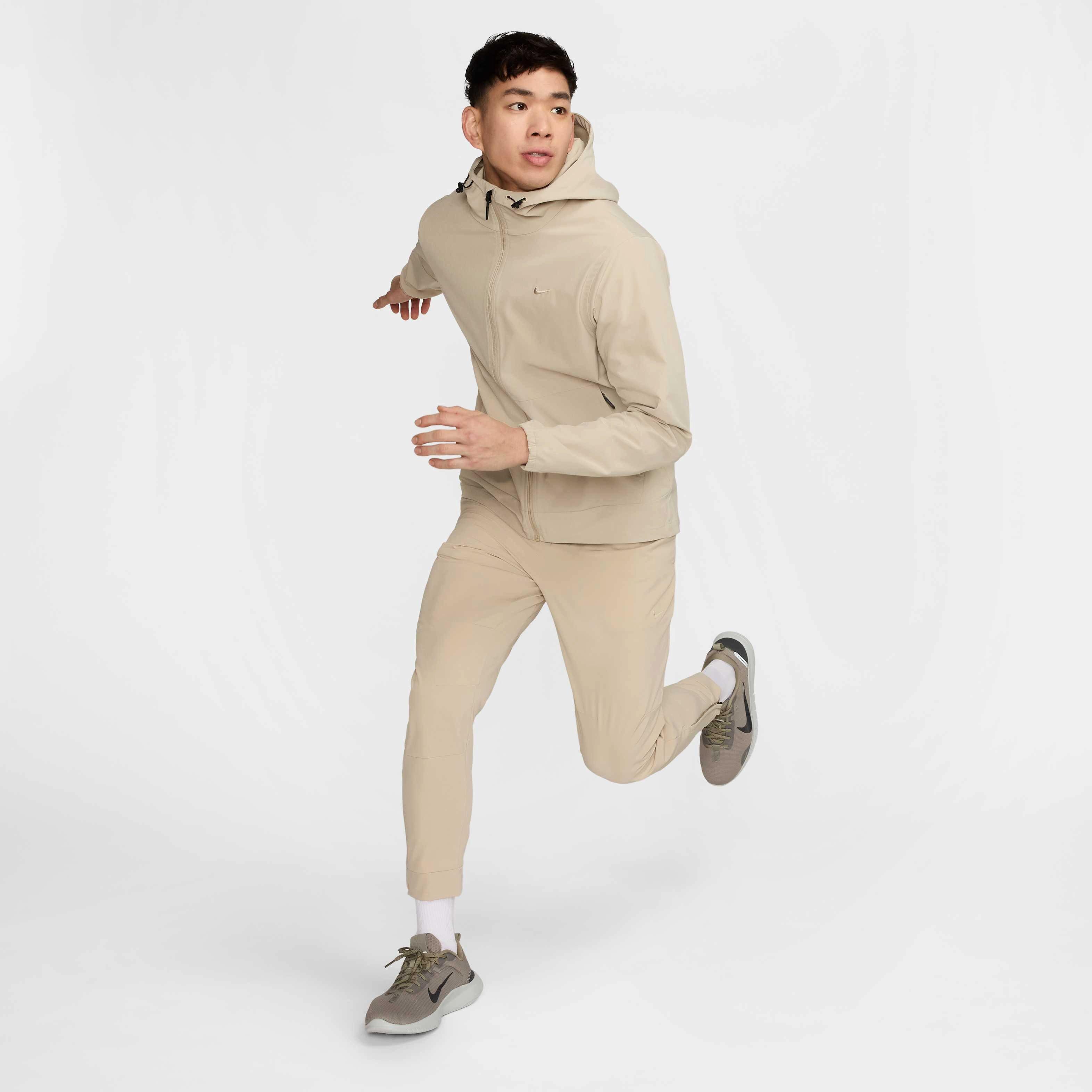 Nike Men's Unlimited Dri-FIT Zippered Cuff Versatile Pants - KHAKI Thumbnail View 7