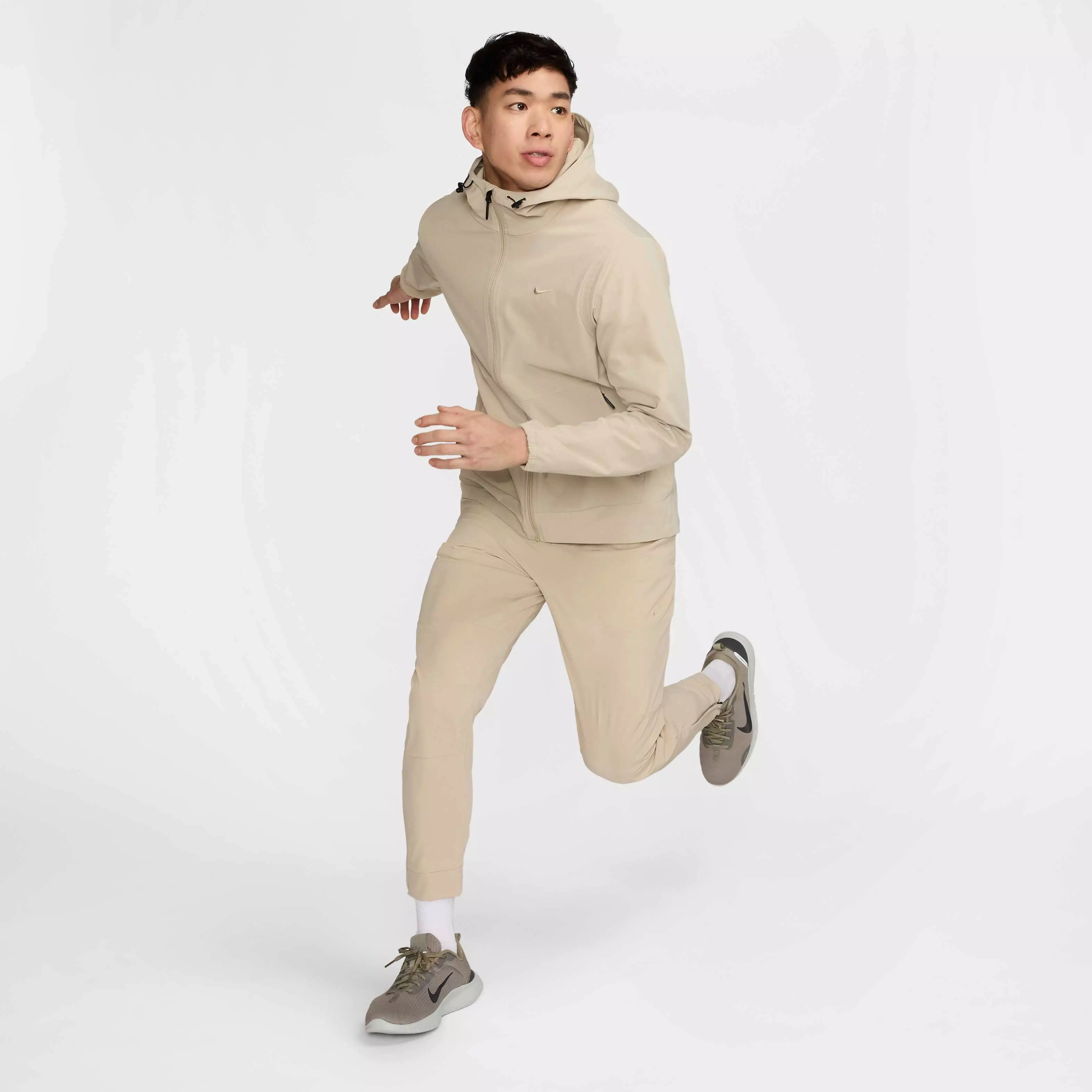 Nike Men's Unlimited Dri-FIT Zippered Cuff Versatile Pants - KHAKI