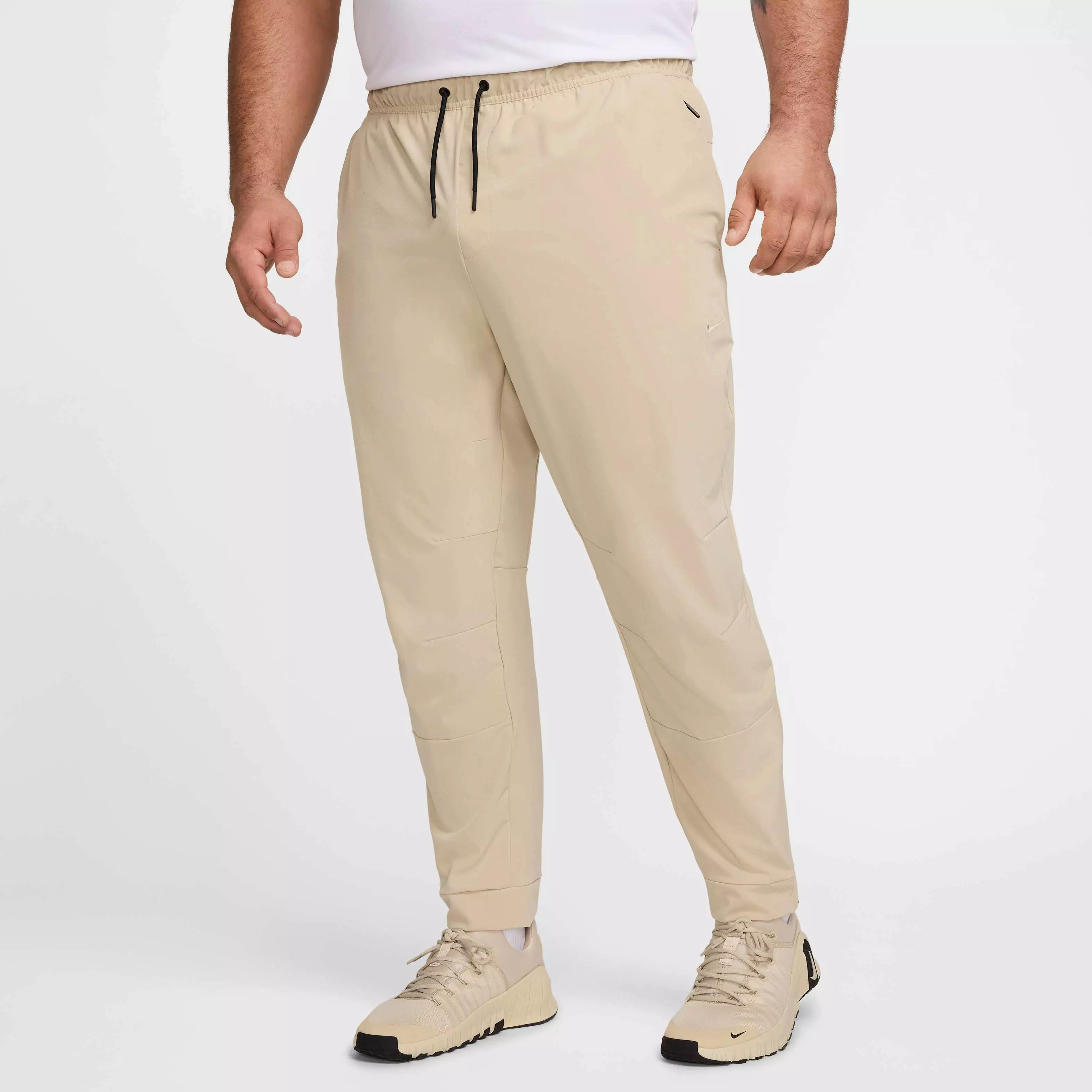 Nike Men's Unlimited Dri-FIT Zippered Cuff Versatile Pants - KHAKI