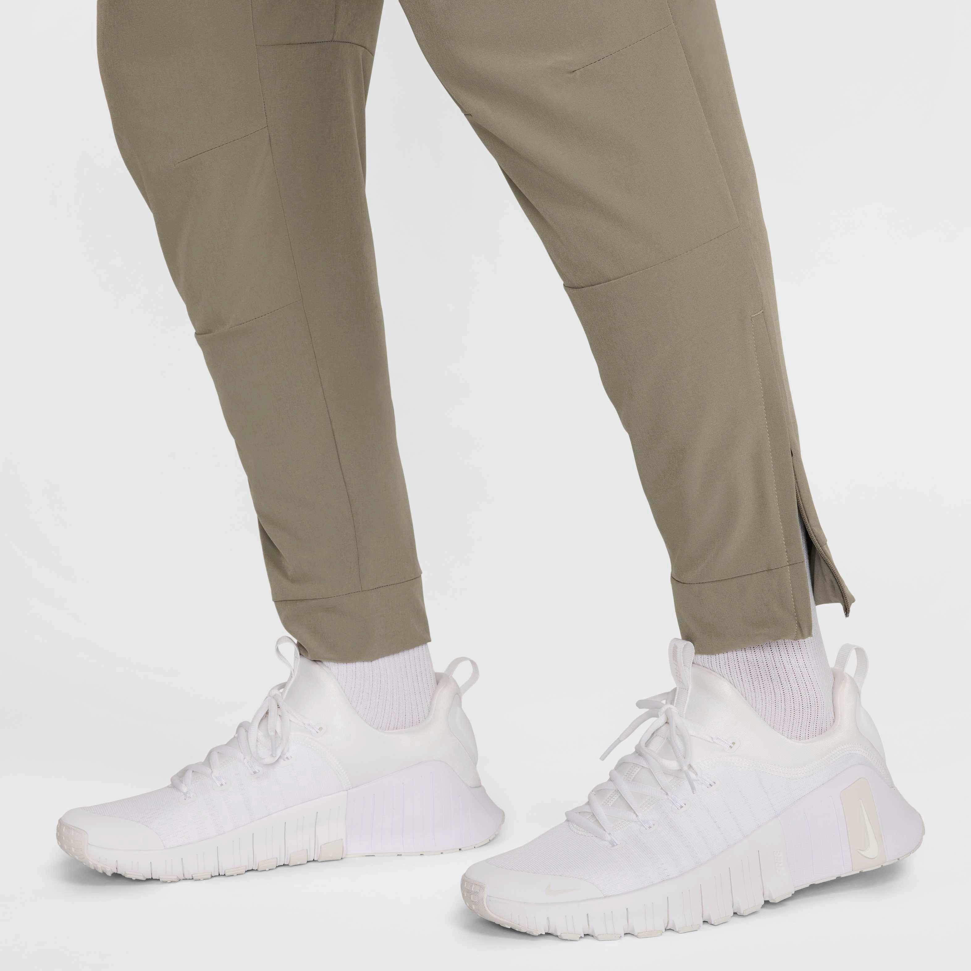 Nike Men's Unlimited Dri-FIT Zippered Cuff Versatile Pants - GREEN Thumbnail View 6