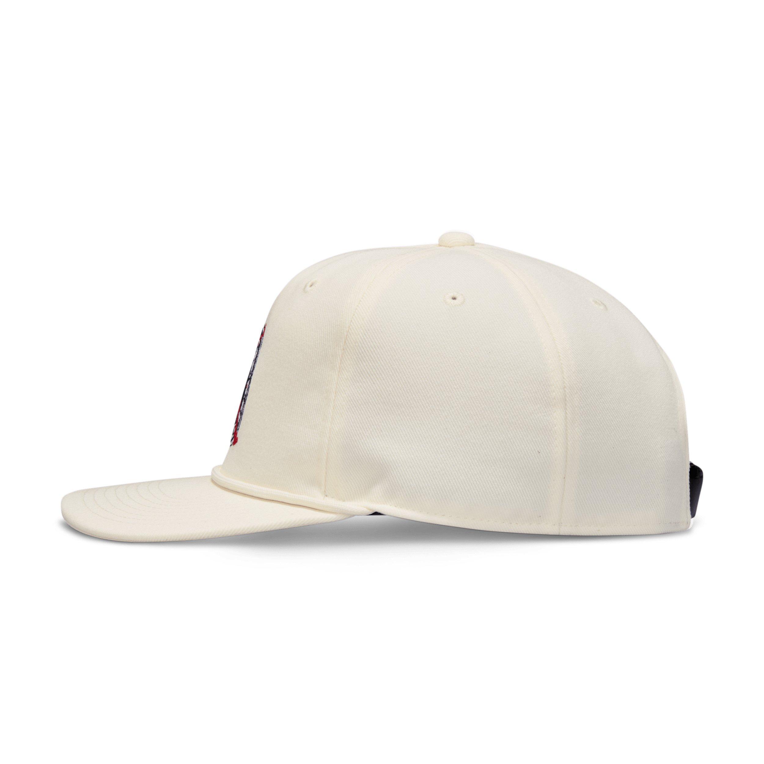 Jordan Flight Club Pro Unstructured Flat Bill Hat-Pale Ivory/Black - IVORY/BLACK Thumbnail View 5
