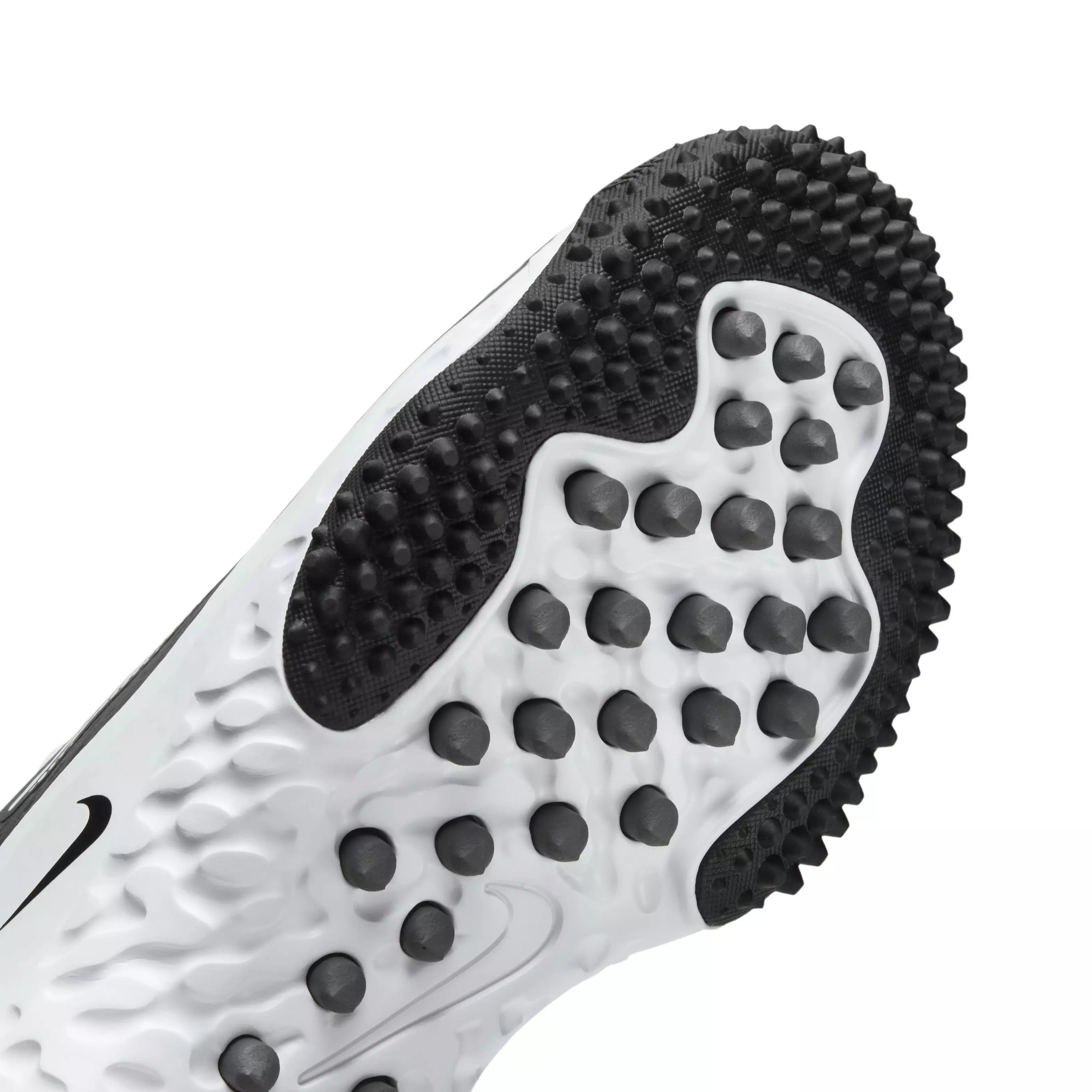 Nike Alpha Huarache Elite 4 Turf "Black/White/Iron Grey" Women's Softball Shoe - BLACK/WHITE/GREY