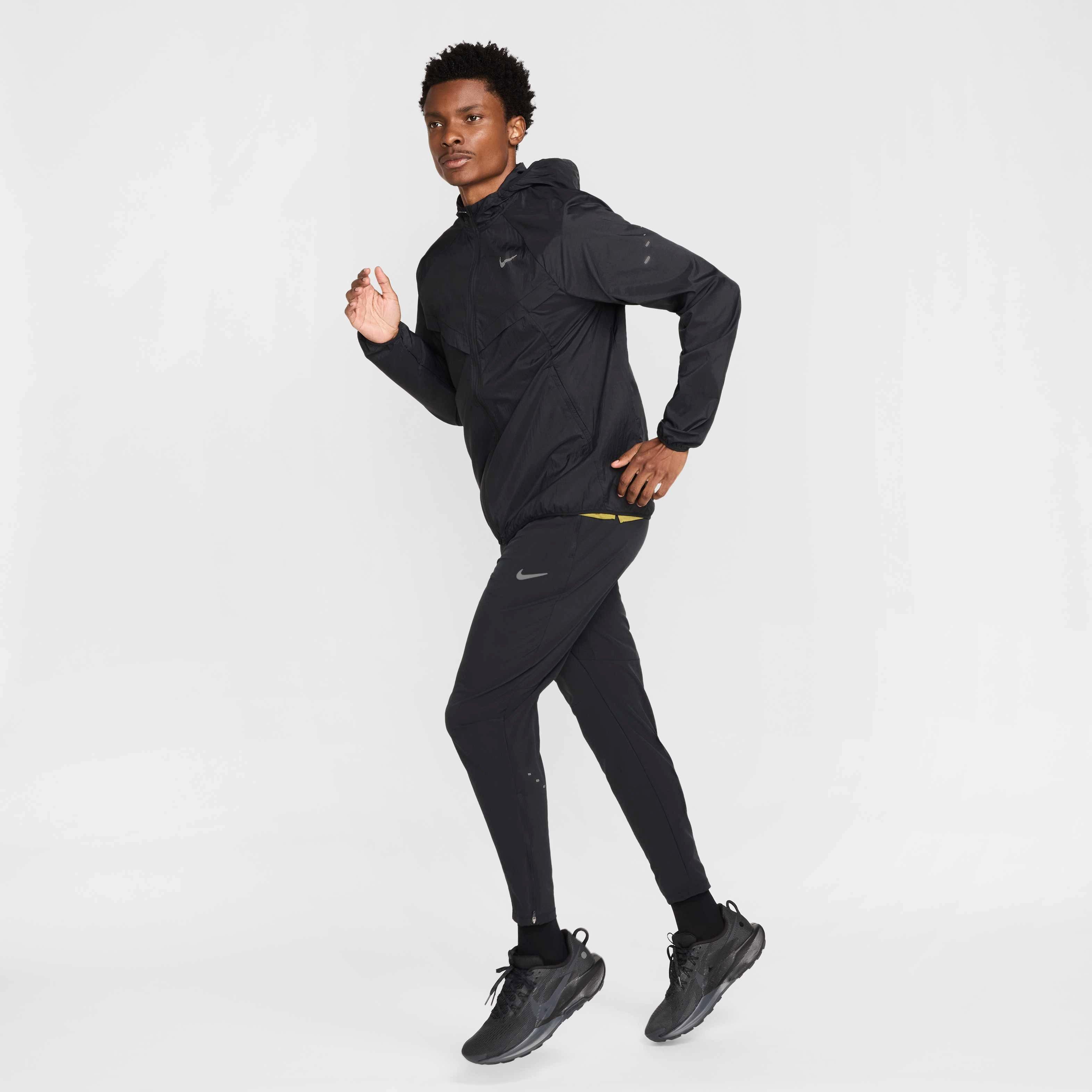 Nike Men's Stride Dri-FIT Woven Running Pants - BLACK Thumbnail View 6