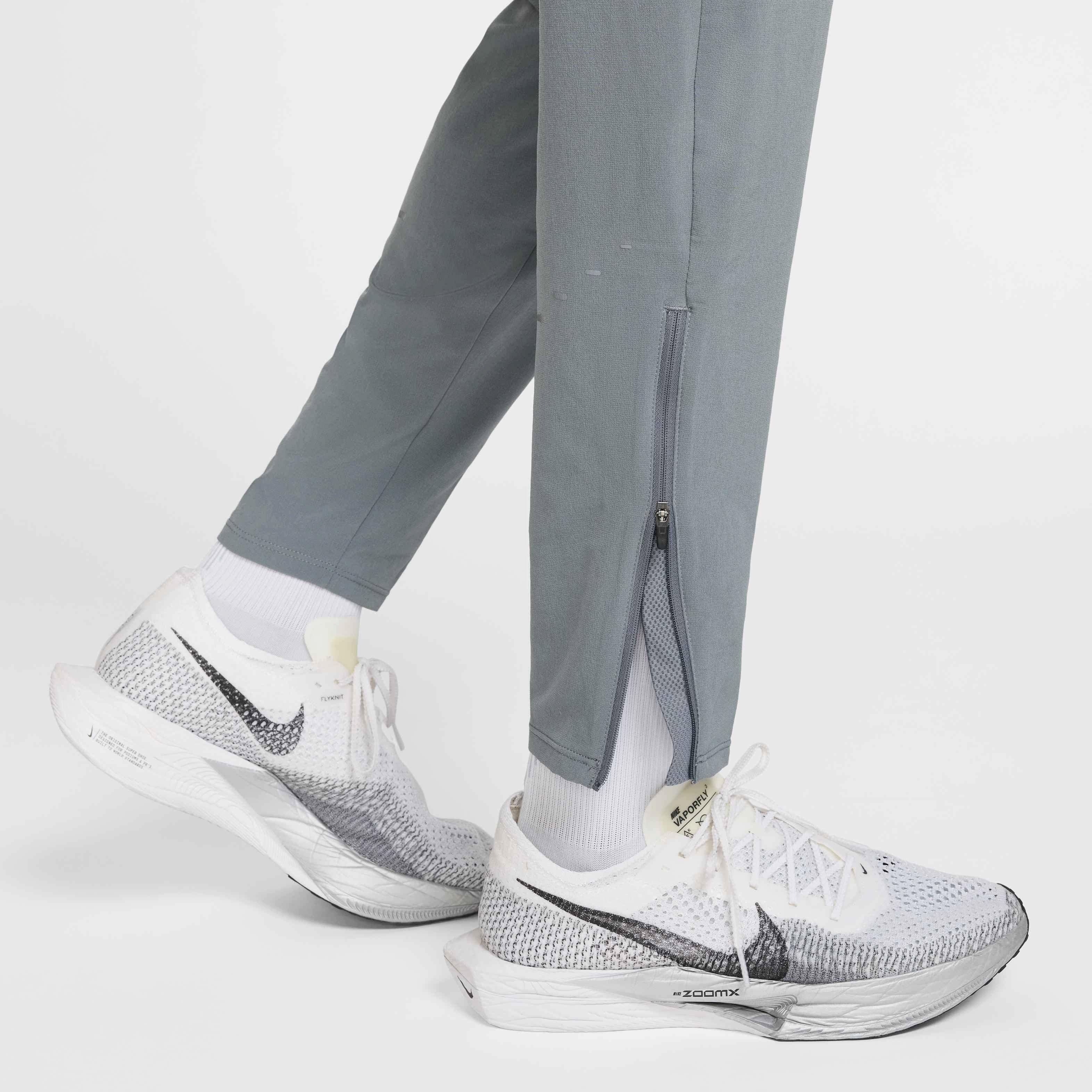 Nike Men's Stride Dri-FIT Woven Running Pants - GREY Thumbnail View 5