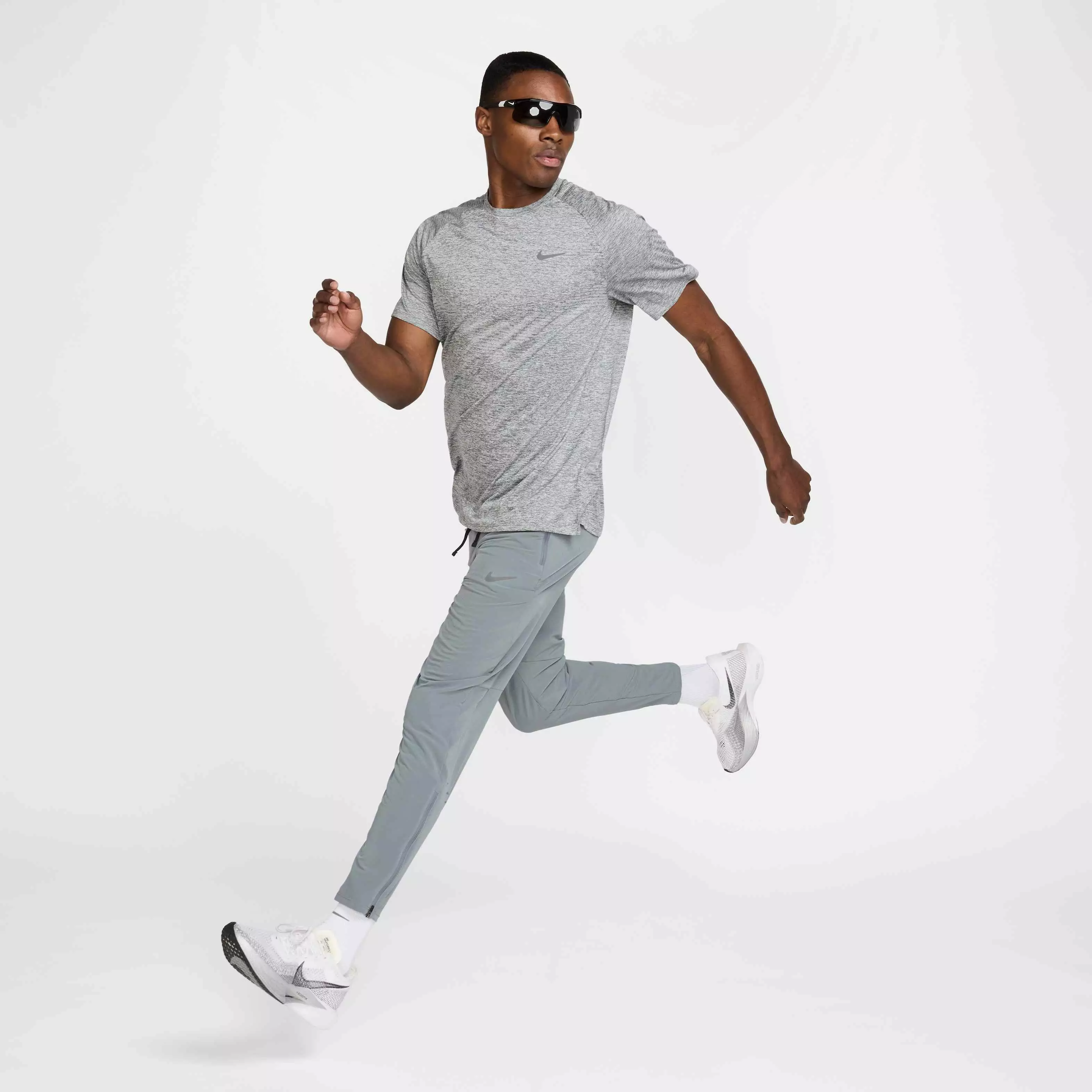 Nike Men's Stride Dri-FIT Woven Running Pants - GREY