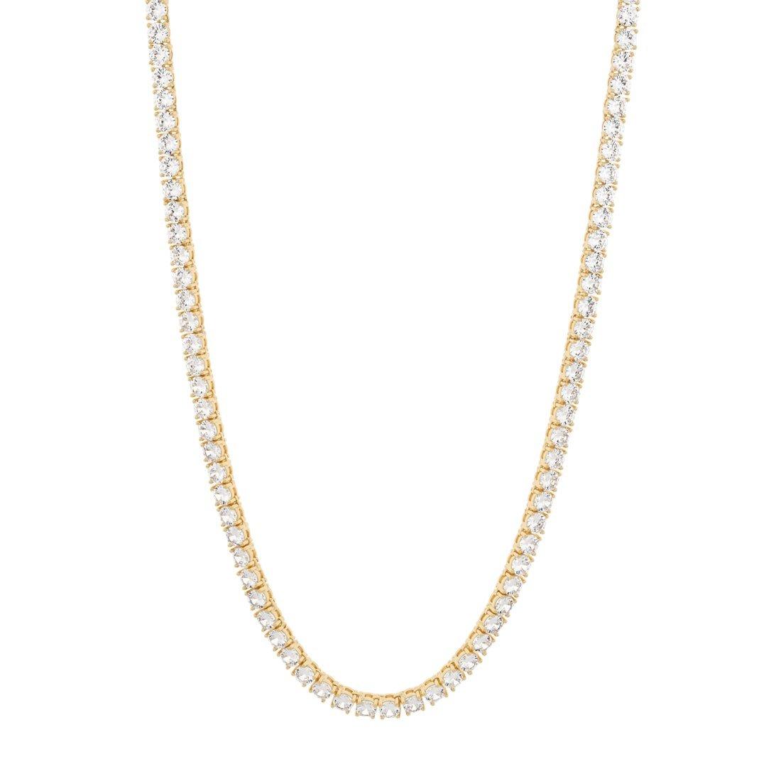 King Ice 5mm Tennis Chain - Gold - GOLD