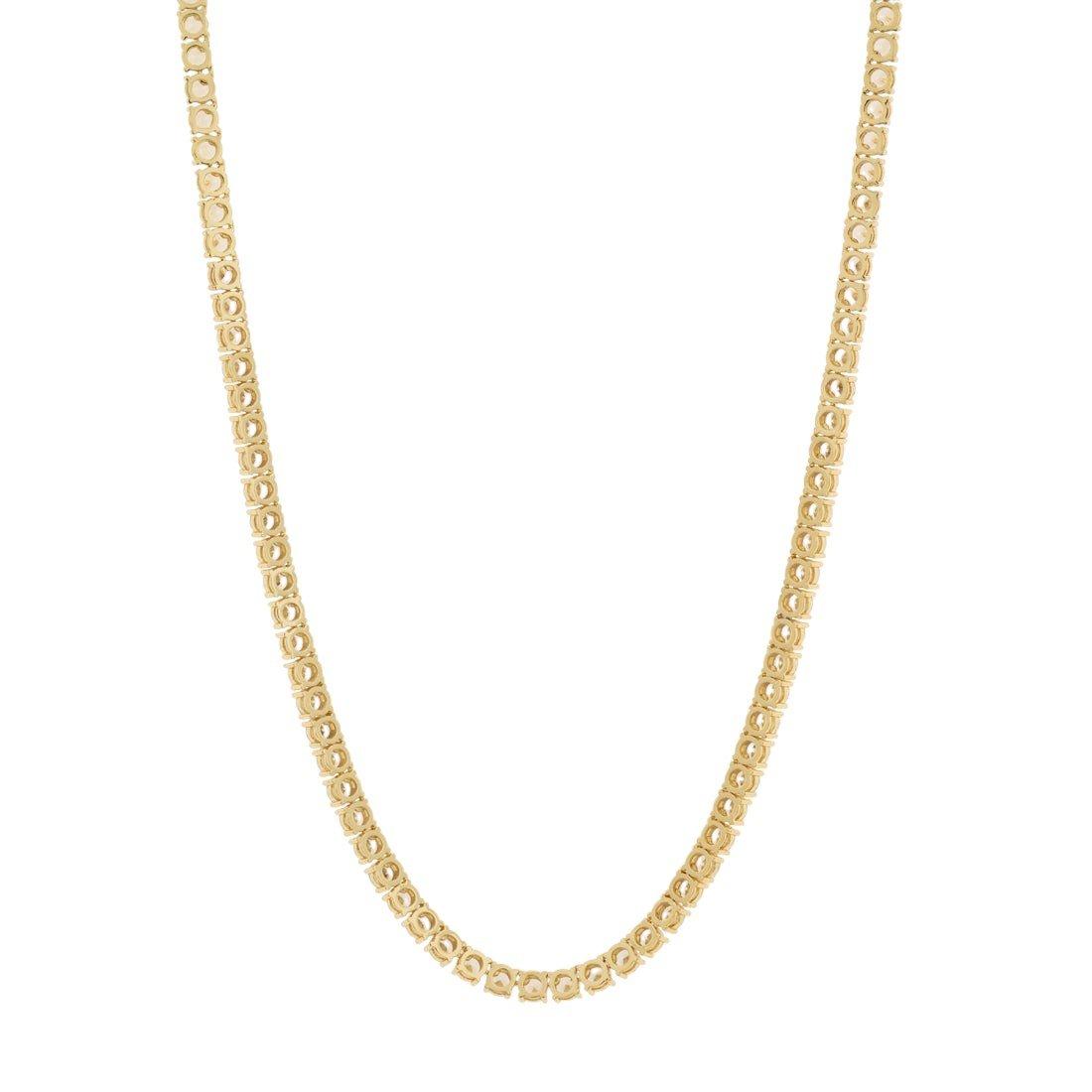 King Ice 5mm Tennis Chain - Gold - GOLD