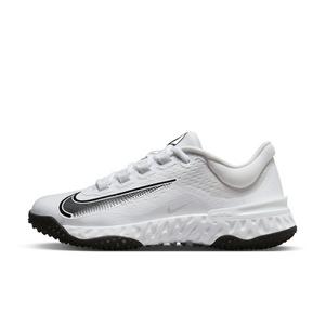 Nike Alpha Huarache Elite 4 Turf "White/Black/Photon Dust" Women's Softball Shoe