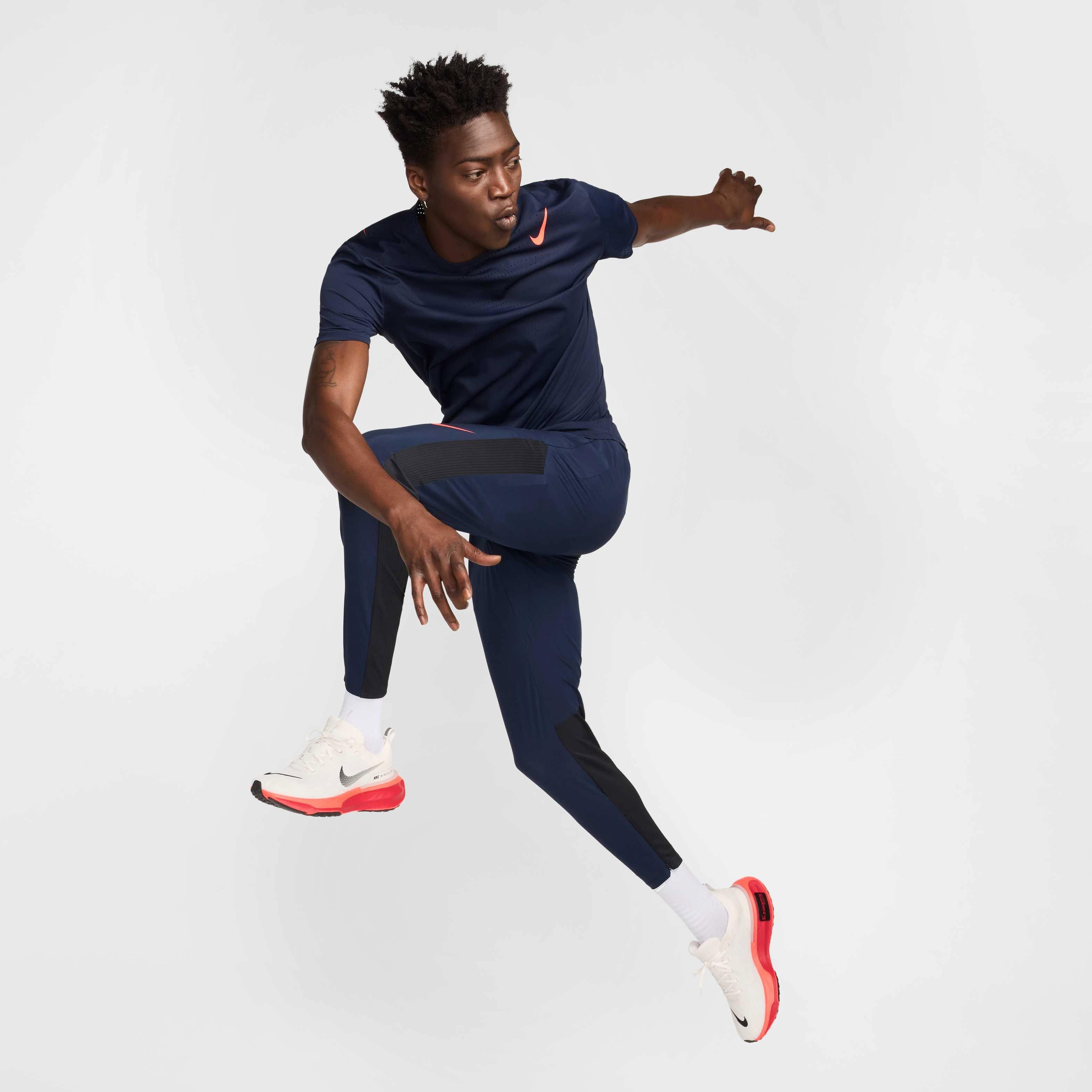 Nike Men's AeroSwift Dri-FIT ADV Running Pants -Blue - BLUE Thumbnail View 7