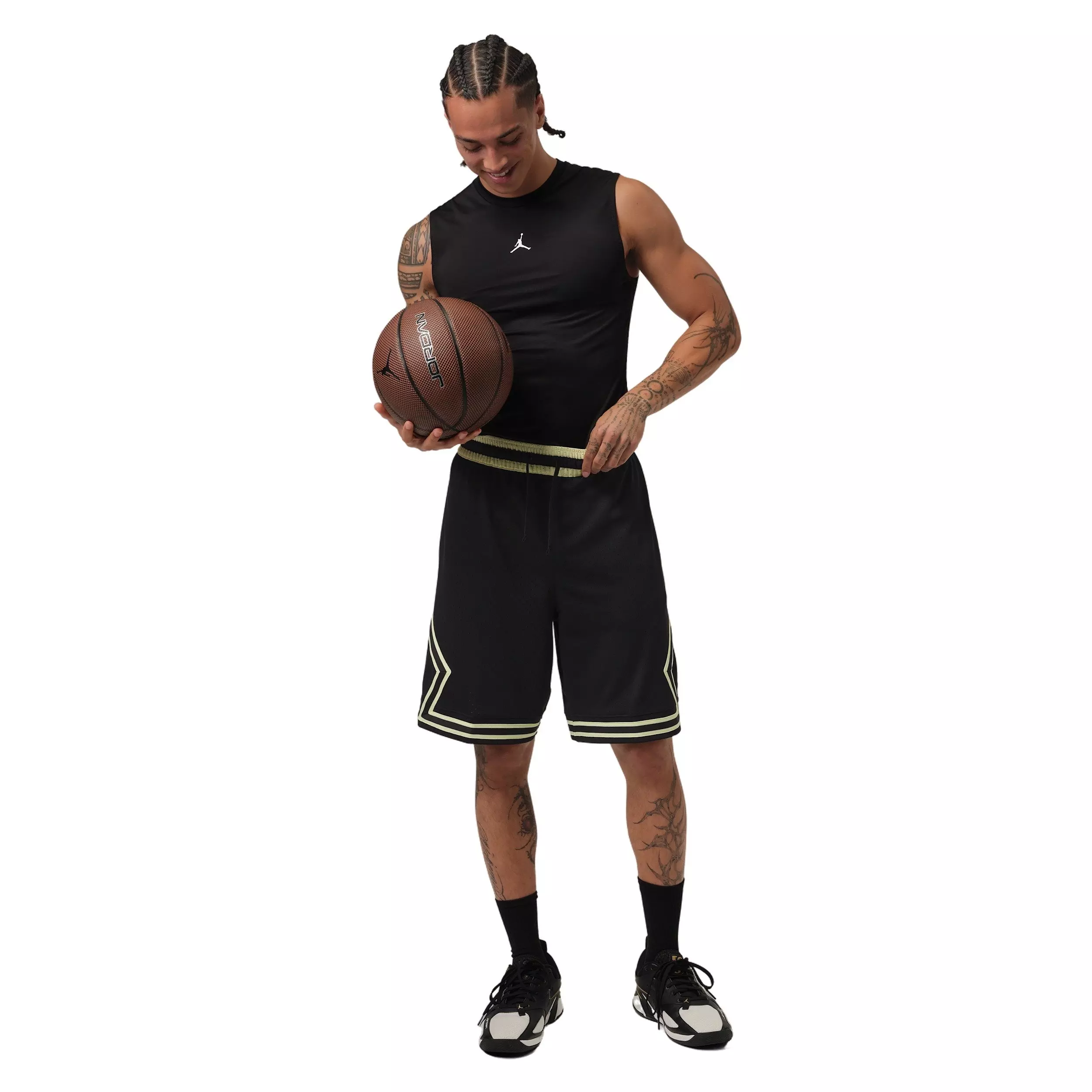 Jordan Men's Sport Dri-FIT Diamond Shorts - BLACK
