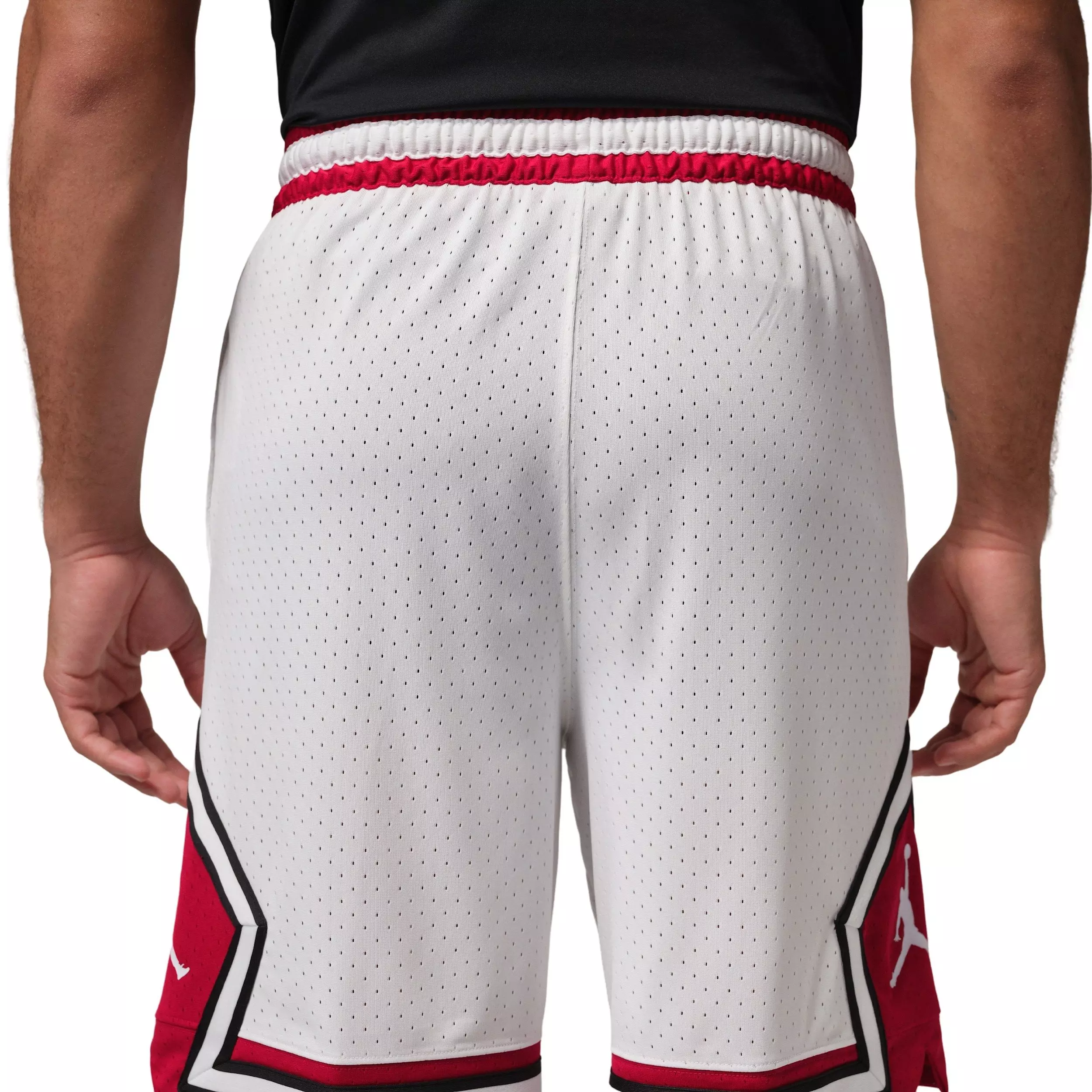 Jordan Men's Sport Dri-FIT Diamond Shorts - WHITE