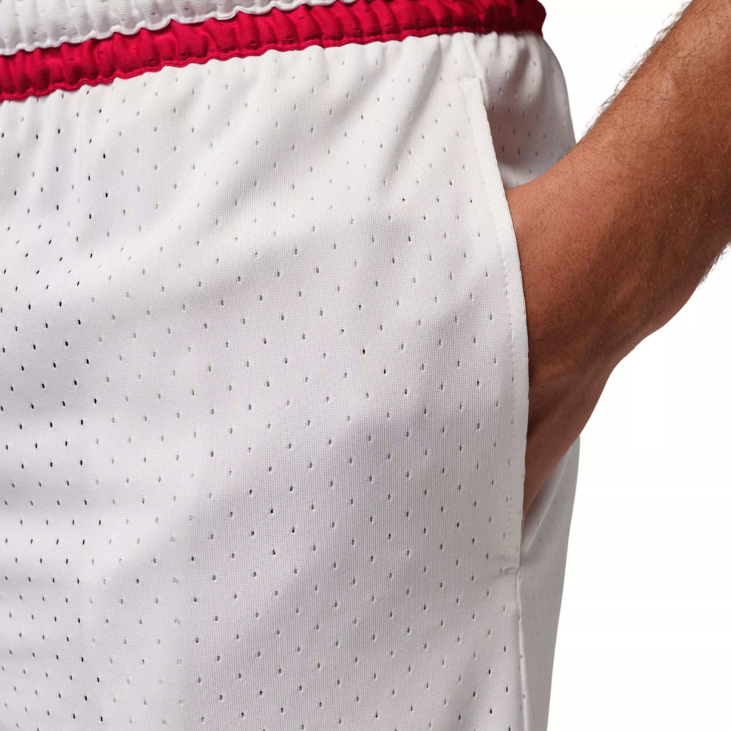 Jordan Men's Sport Dri-FIT Diamond Shorts - WHITE