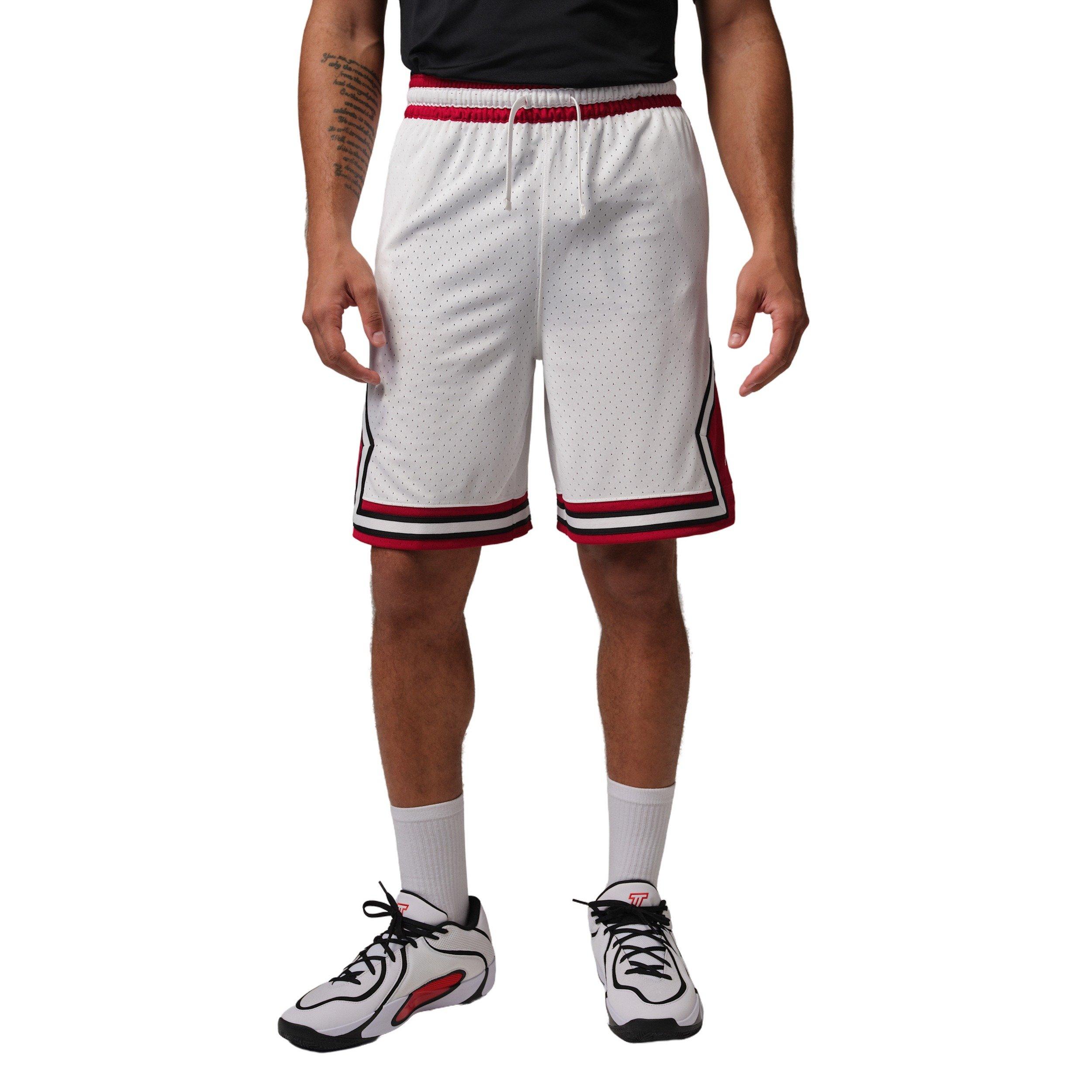 Jordan Men's Sport Dri-FIT 9" Diamond Shorts - WHITE Thumbnail View 5