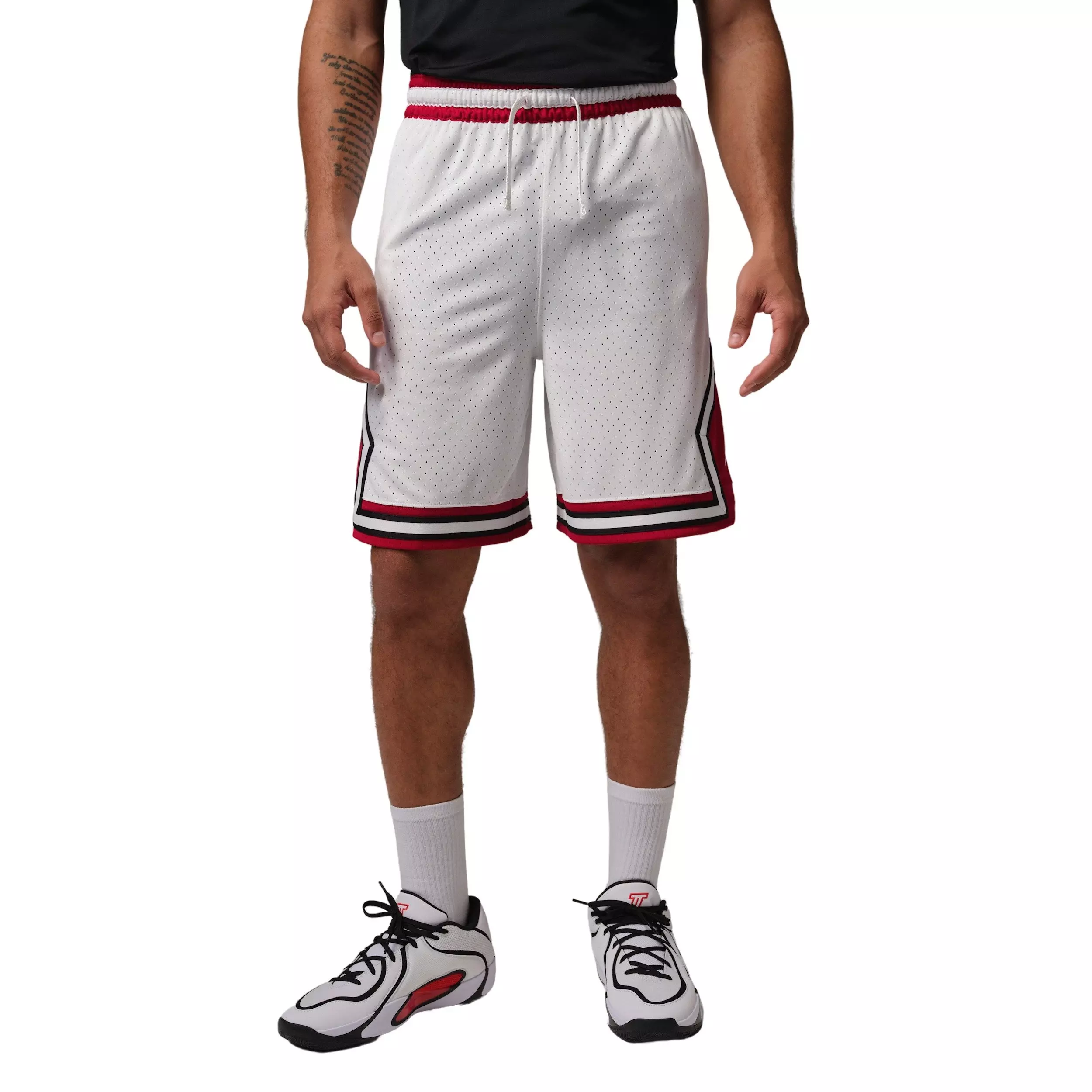 Jordan Men's Sport Dri-FIT Diamond Shorts - WHITE