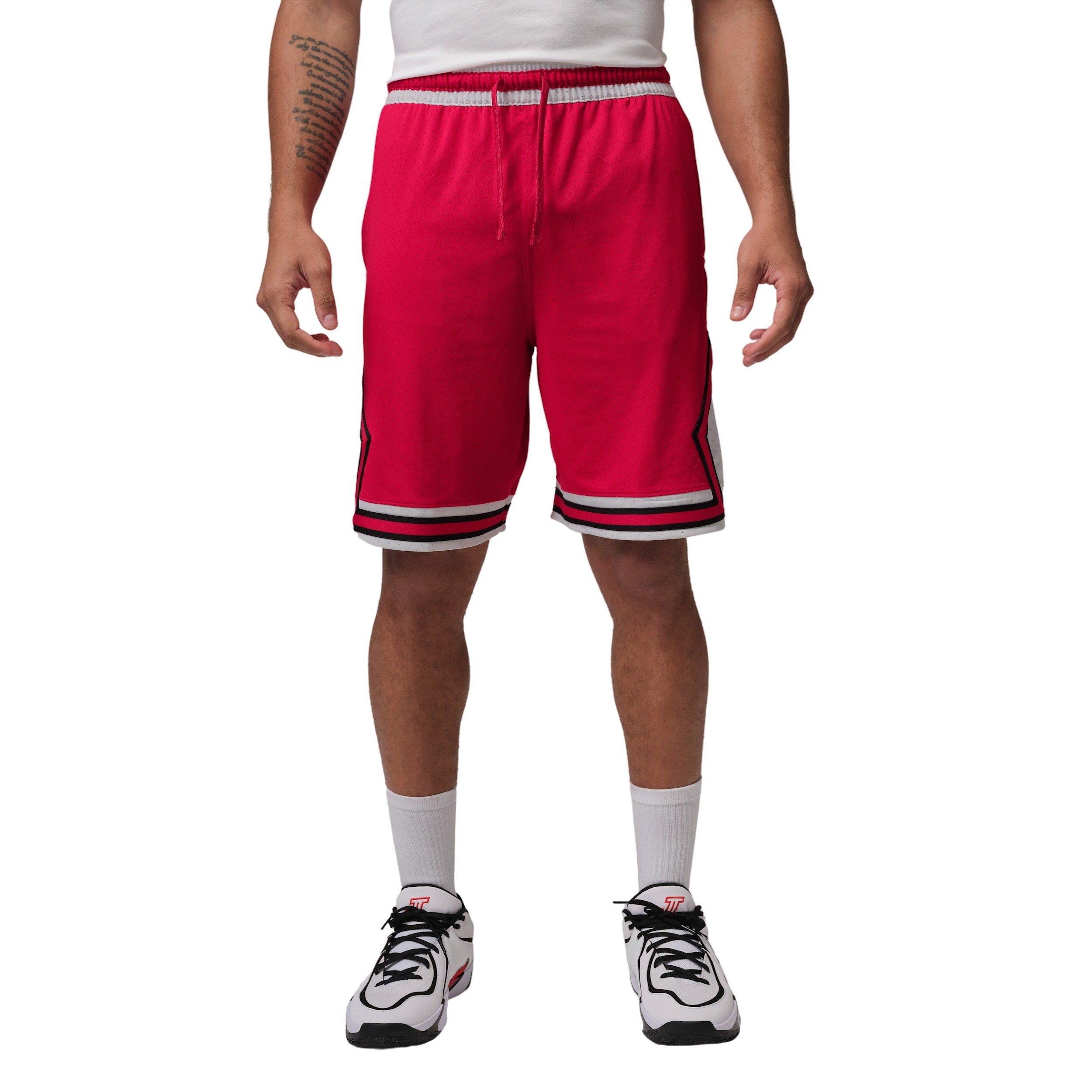Jordan Men's Sport Dri-FIT Diamond Shorts - RED Thumbnail View 4