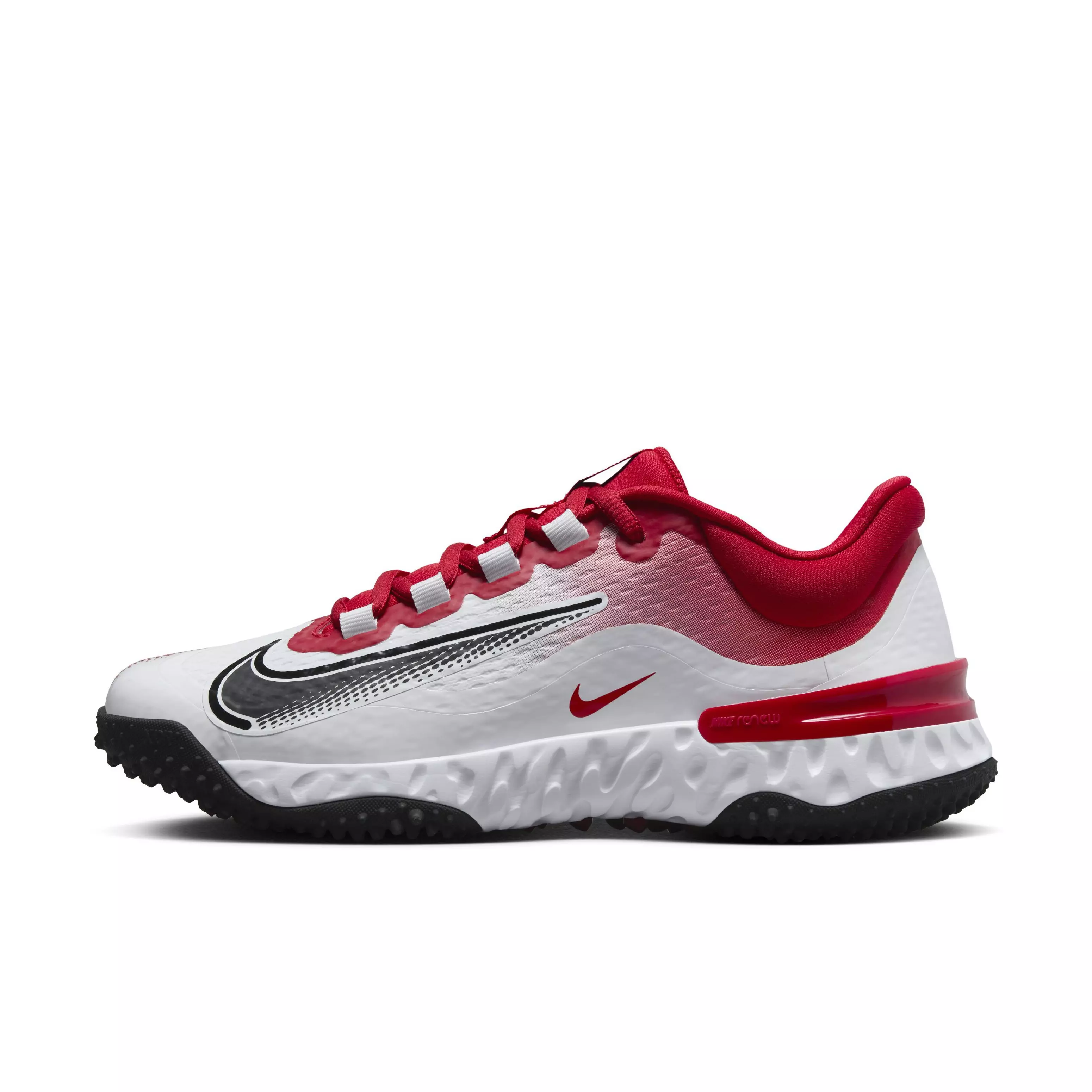Nike Alpha Huarache Elite 4 Turf "University Red/Black/Mystic Red" Women's Softball Shoe - RED/BLACK/RED
