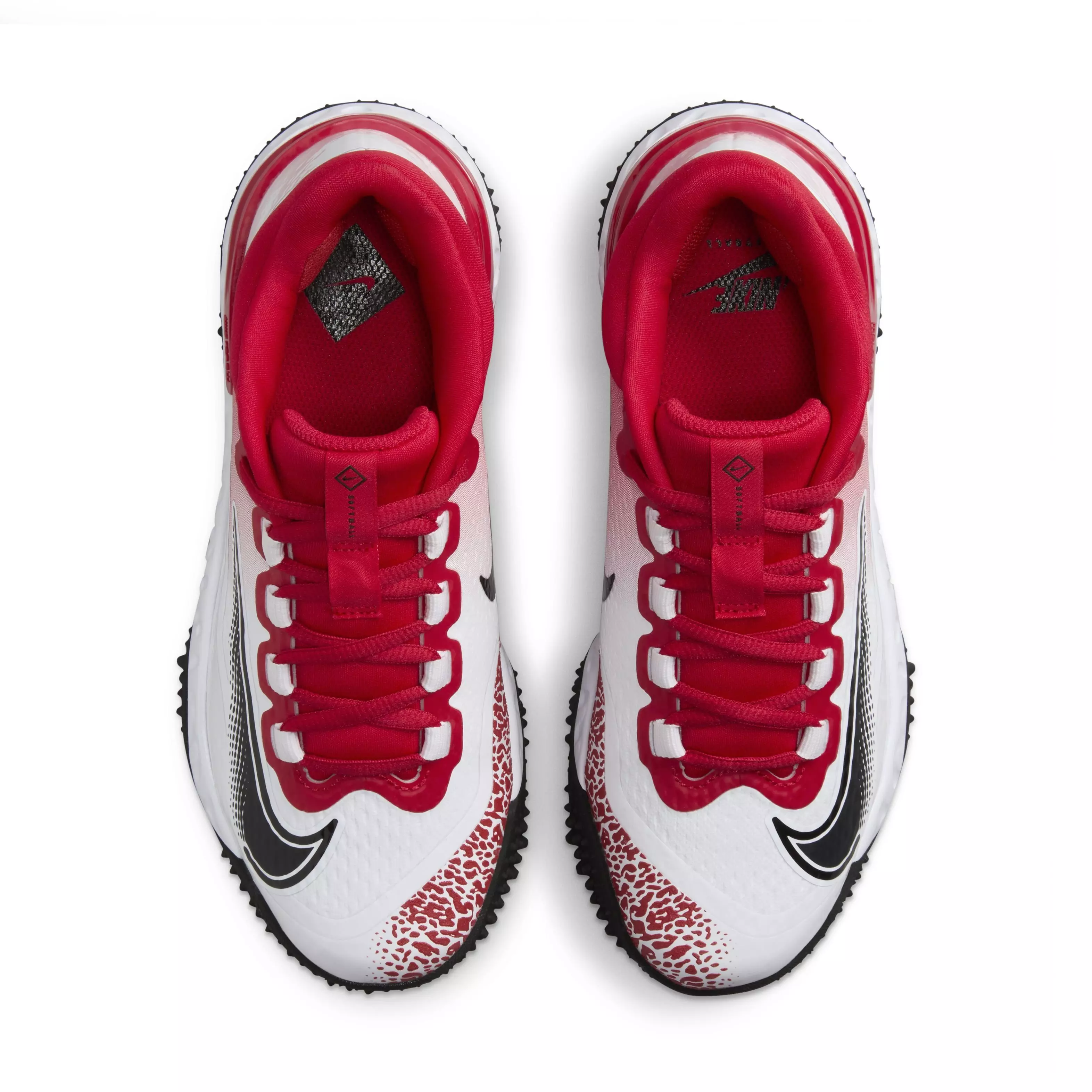 Nike Alpha Huarache Elite 4 Turf "University Red/Black/Mystic Red" Women's Softball Shoe - RED/BLACK/RED