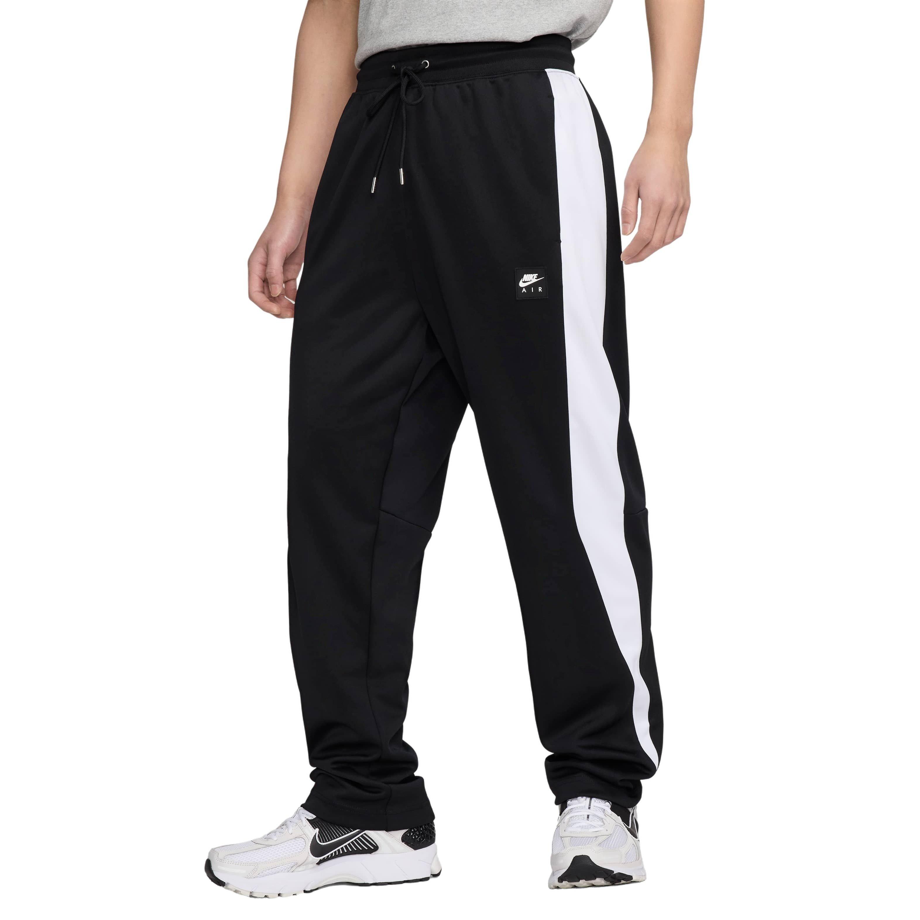 Nike Air Men's Poly-Knit Track Pants - BLACK Thumbnail View 1