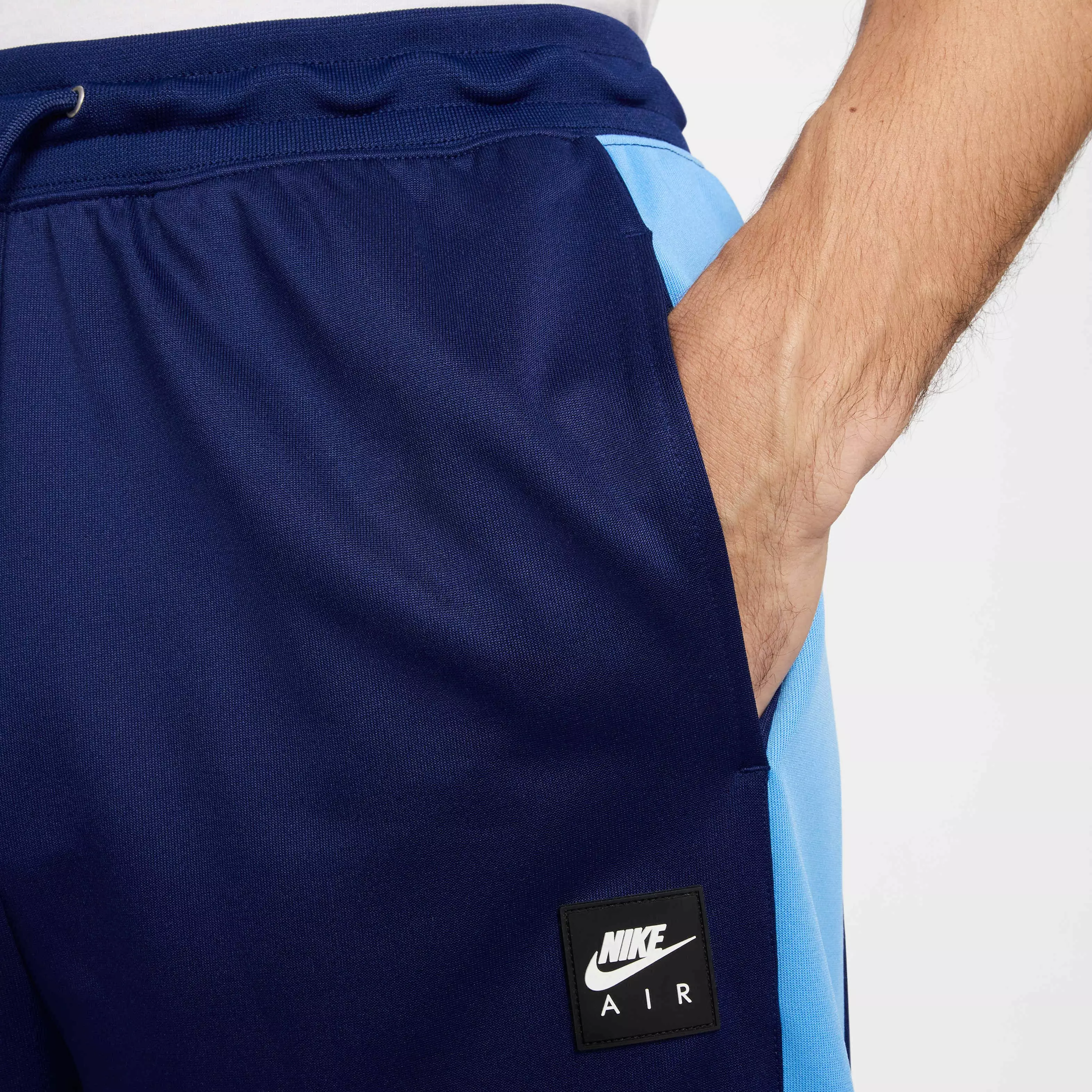 Nike Air Men's Poly-Knit Track Pants - BLUE