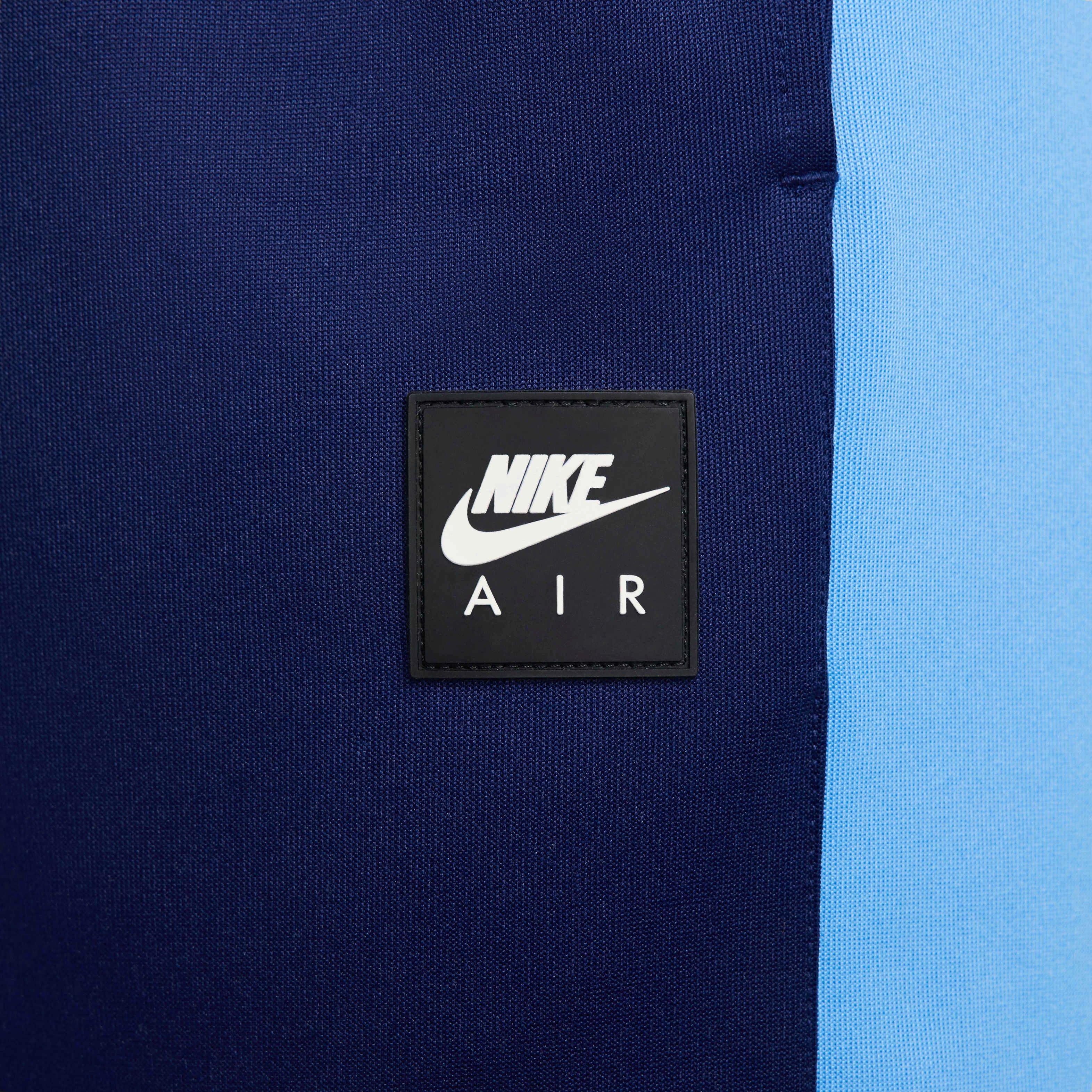 Nike Air Men's Poly-Knit Track Pants - BLUE Thumbnail View 4